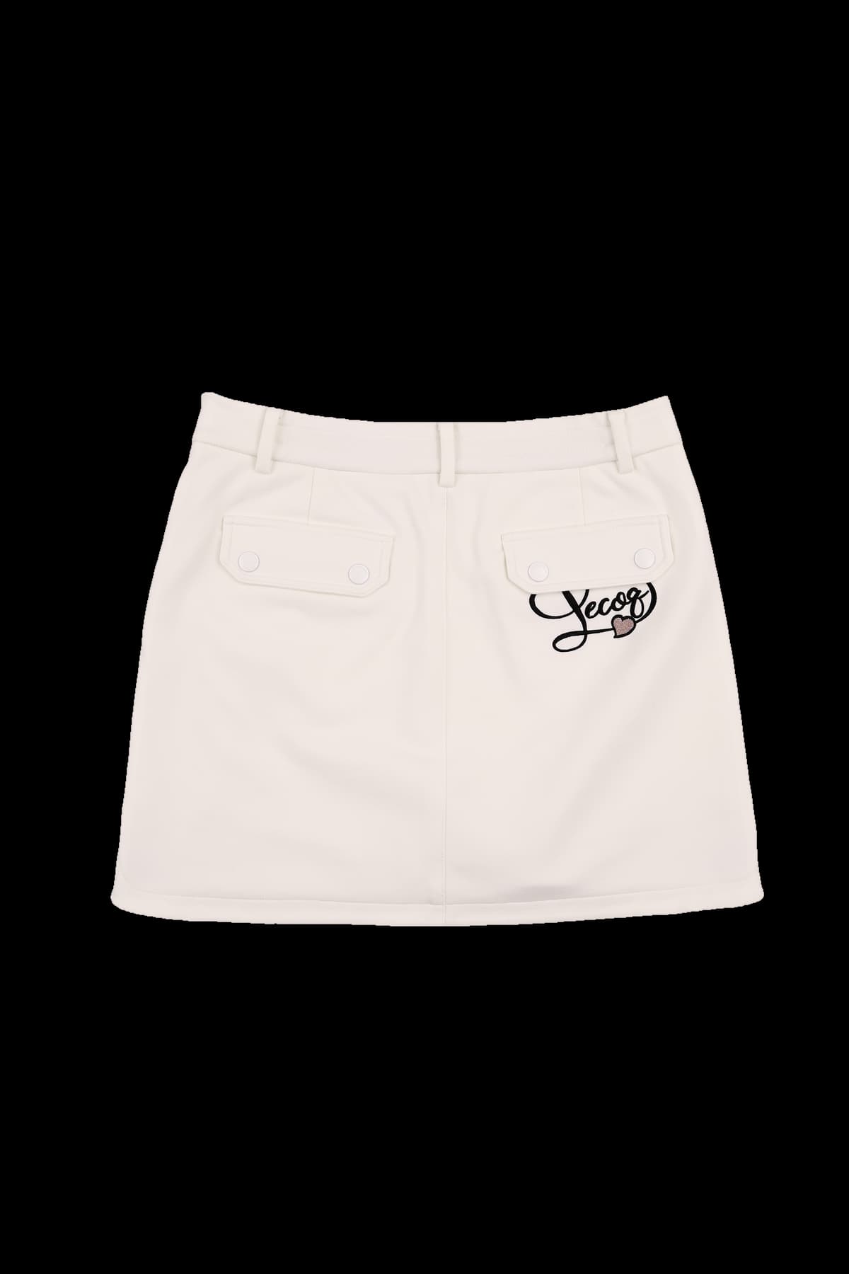 심플 화이트 스커트 