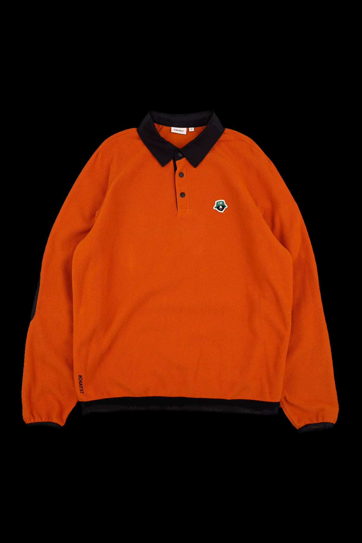 [남성] 플리스 배색 카라 긴팔 티셔츠