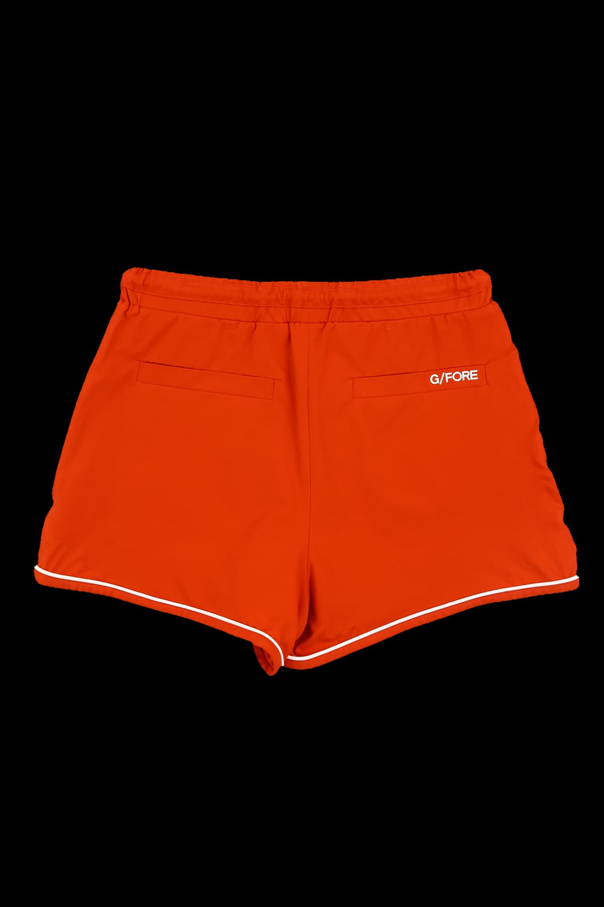 레드 배색 반바지