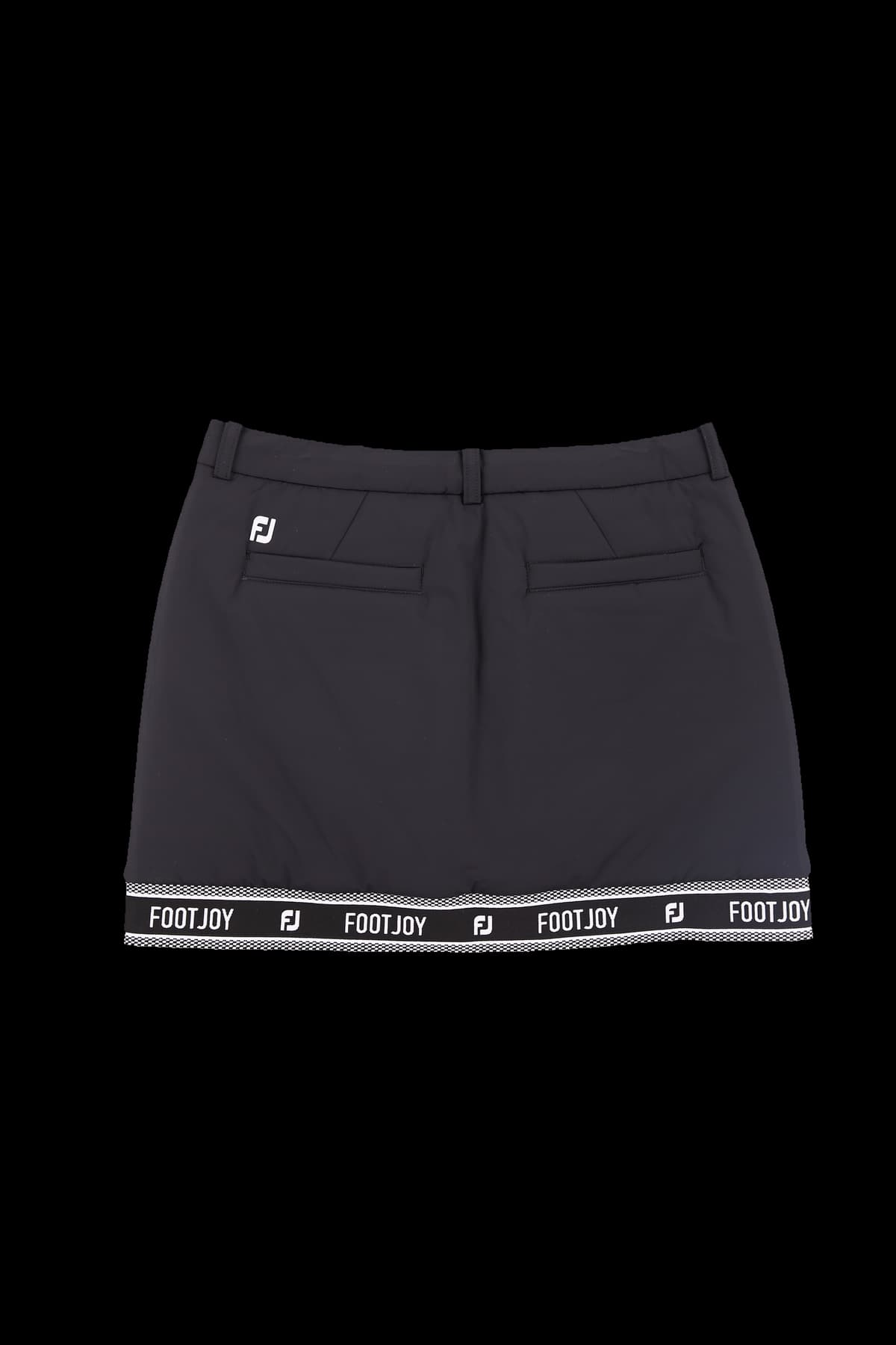 밴딩 포인트 패딩 스커트 