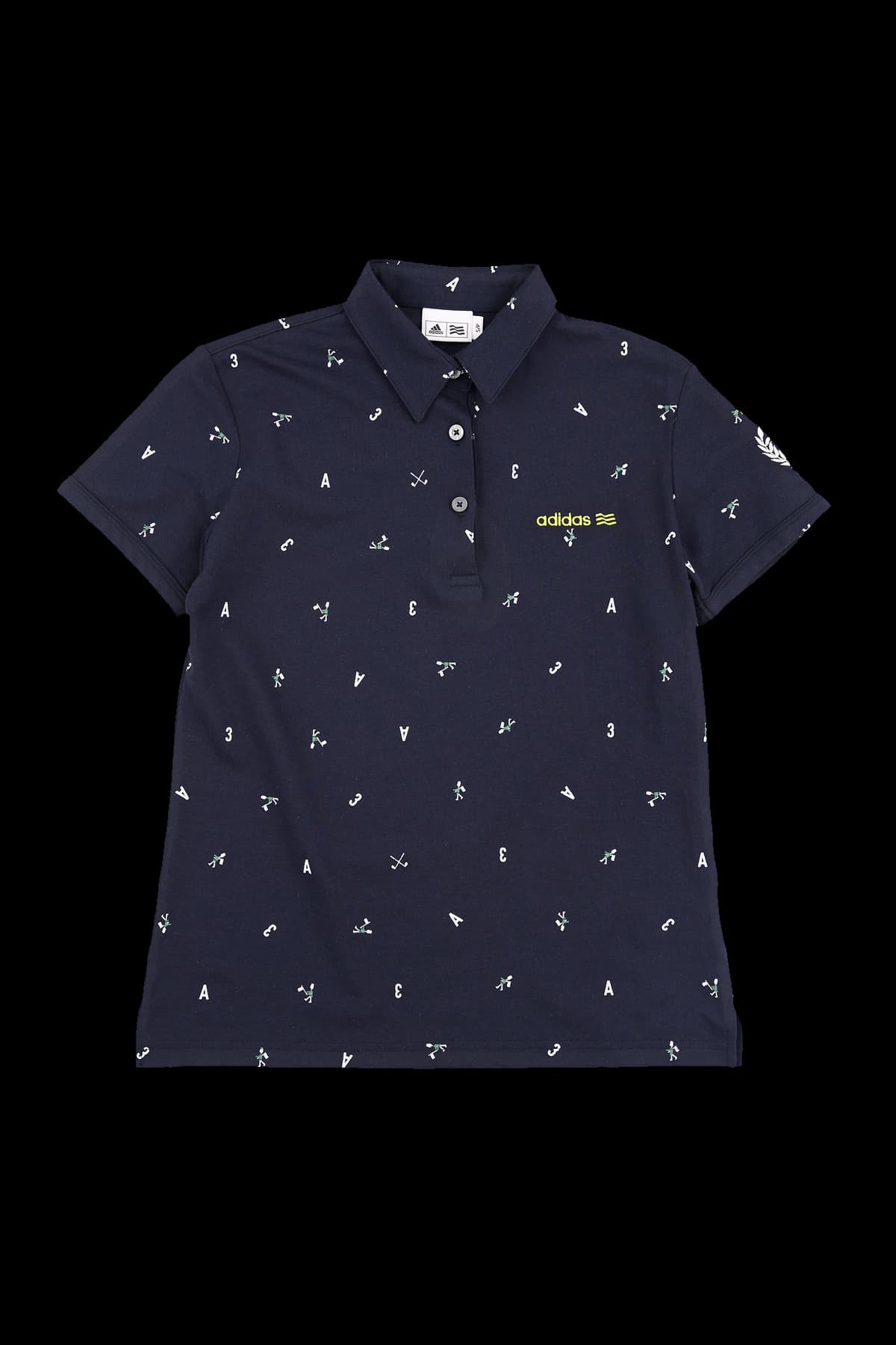 로고 프린팅 반팔 카라 티셔츠