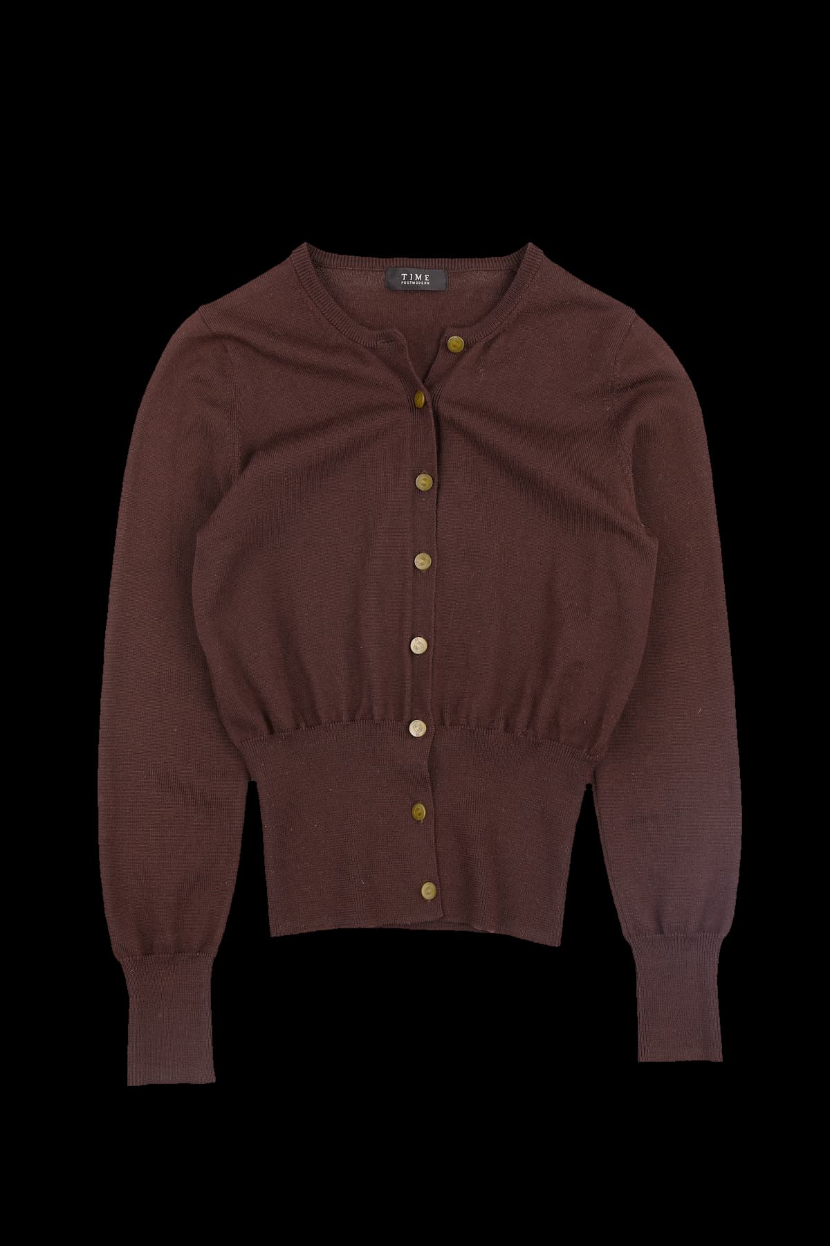 라운드 니트 가디건