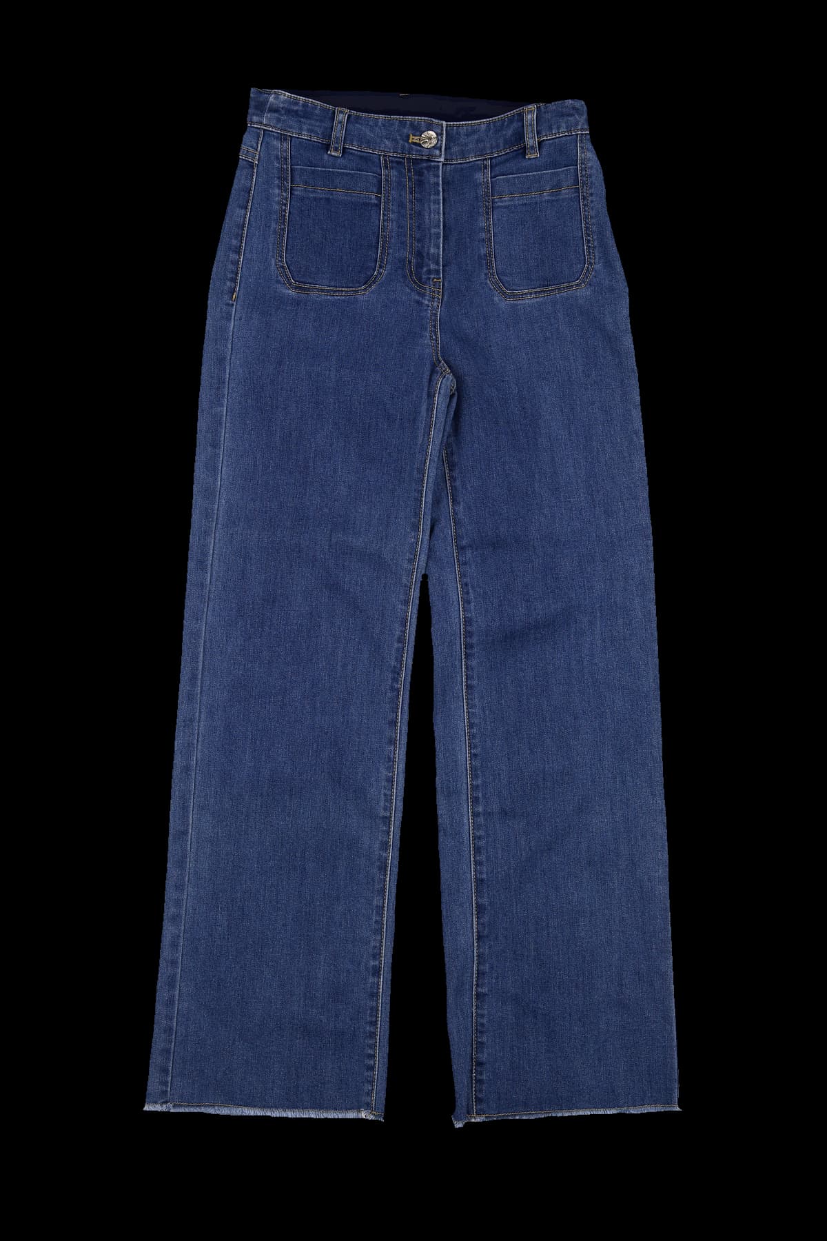 아웃포켓 데님 롱팬츠