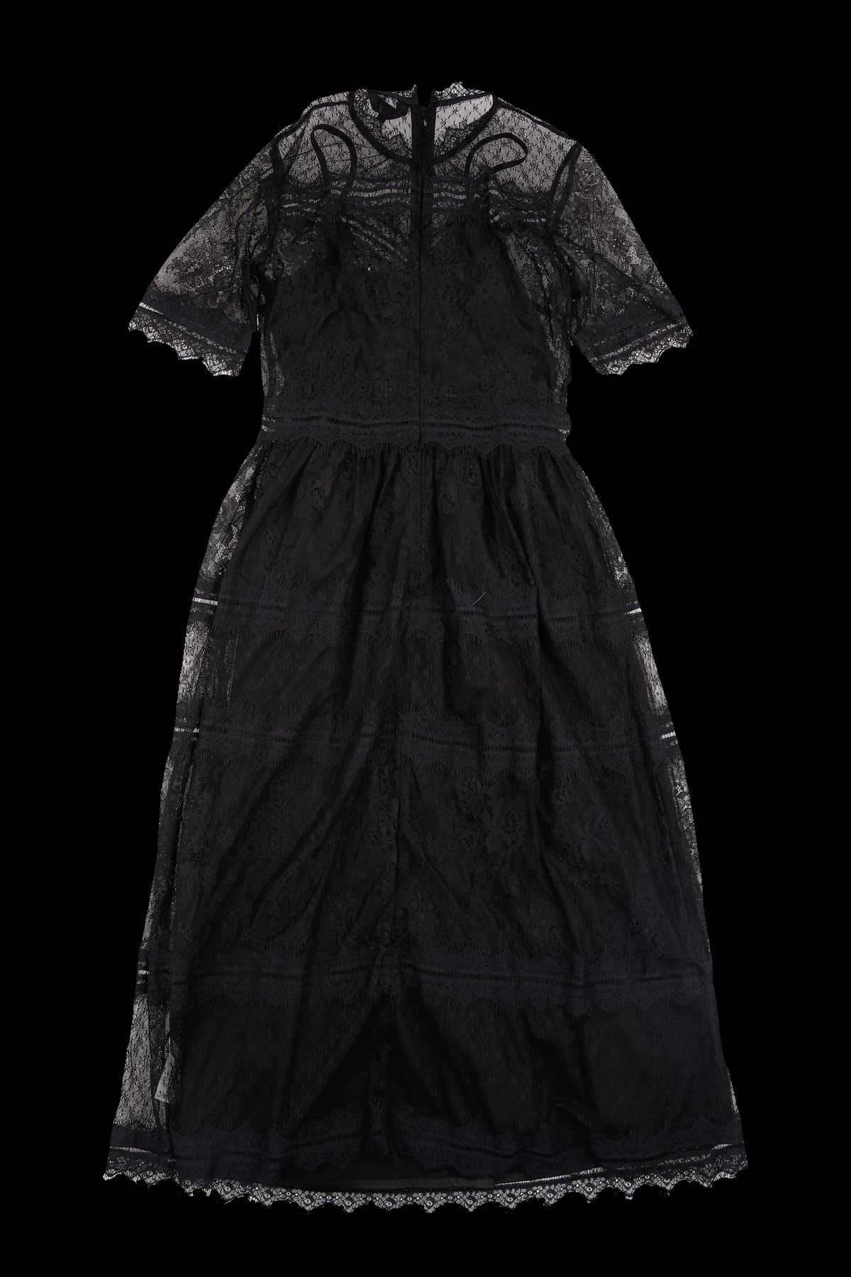 레이스 레이어드 원피스