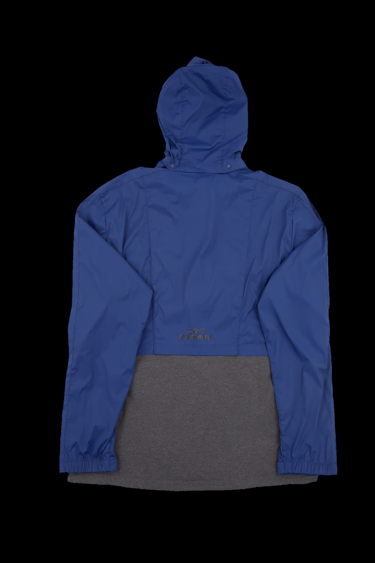 블루 그레이 배색 바람막이