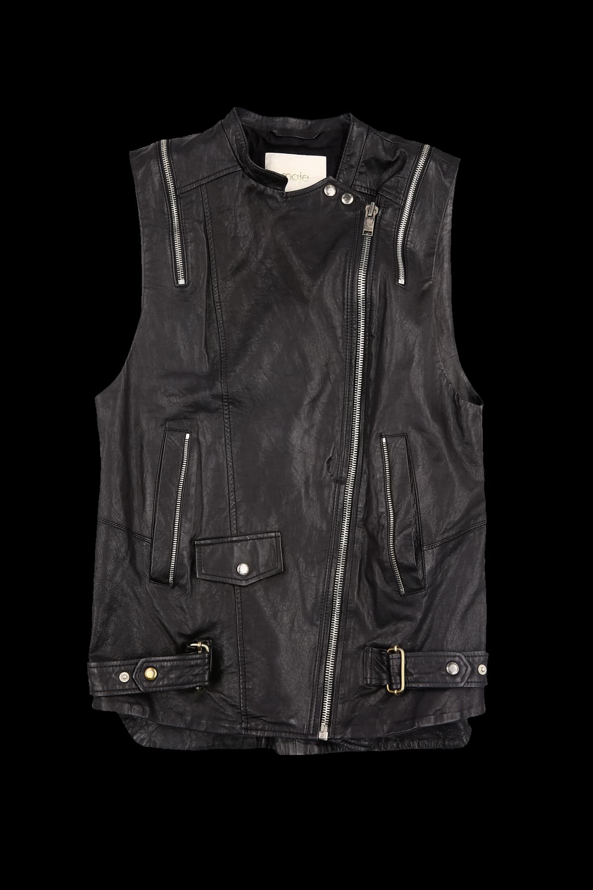 램스킨 자켓 베스트