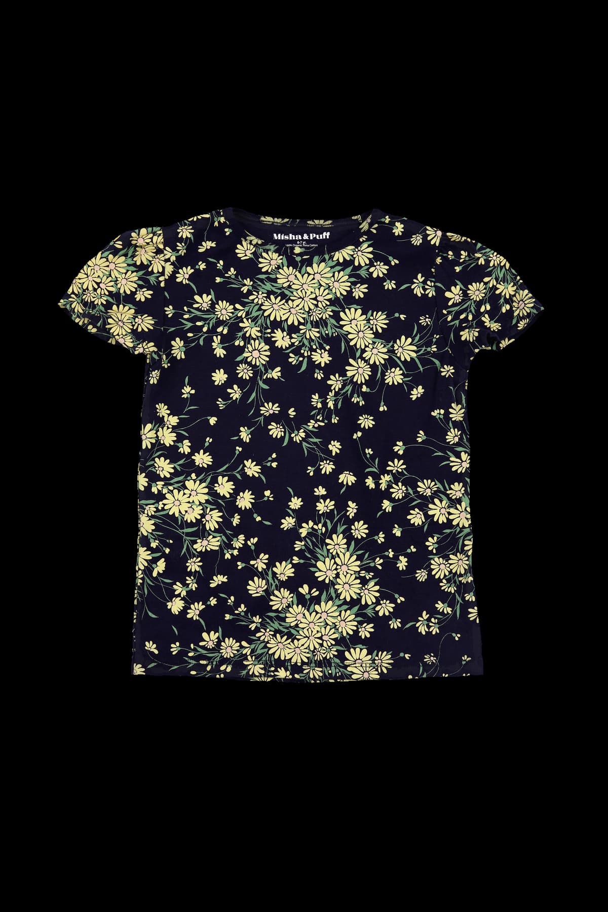 [키즈] 플로럴 반팔 티셔츠