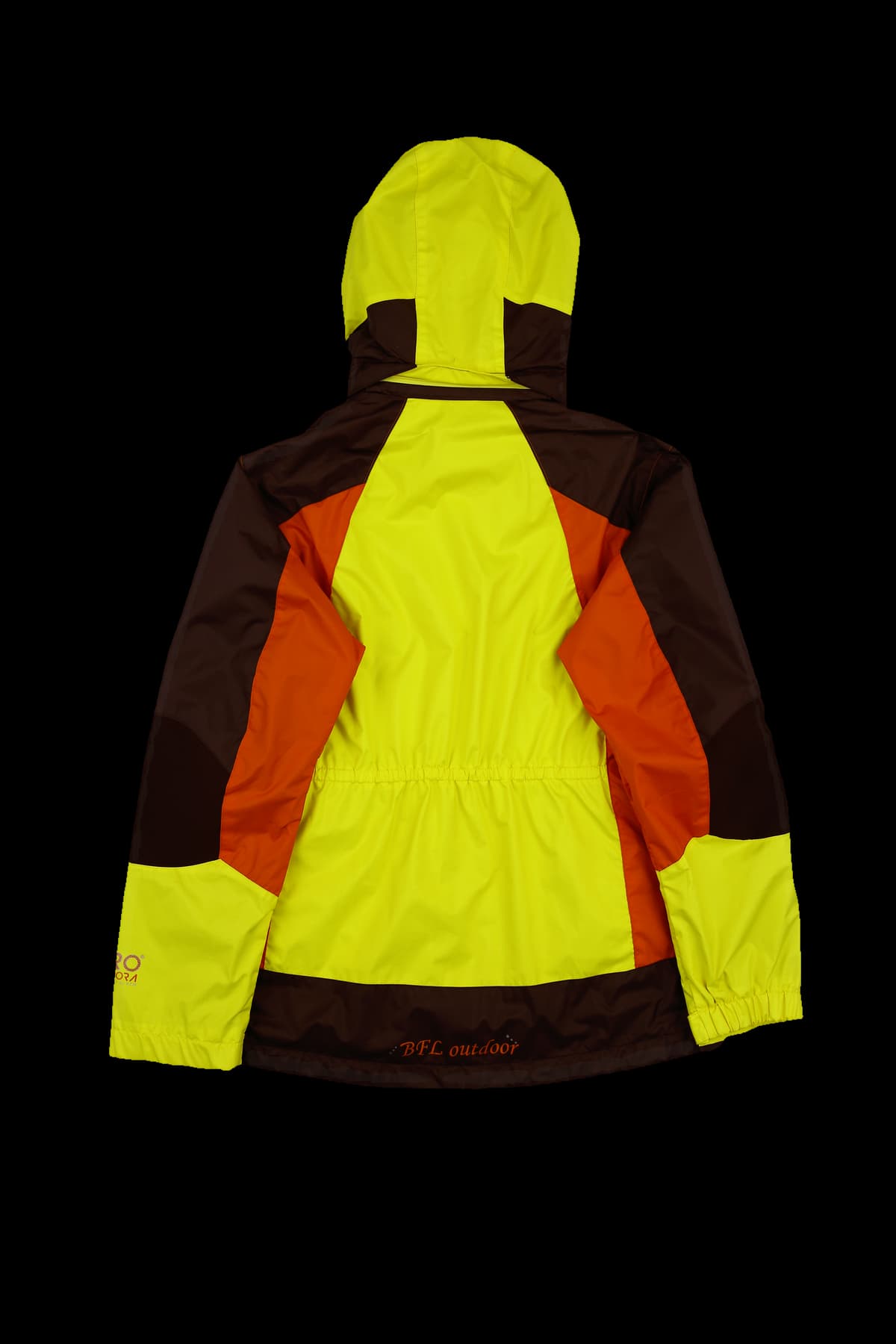 컬러 믹스 후드 자켓