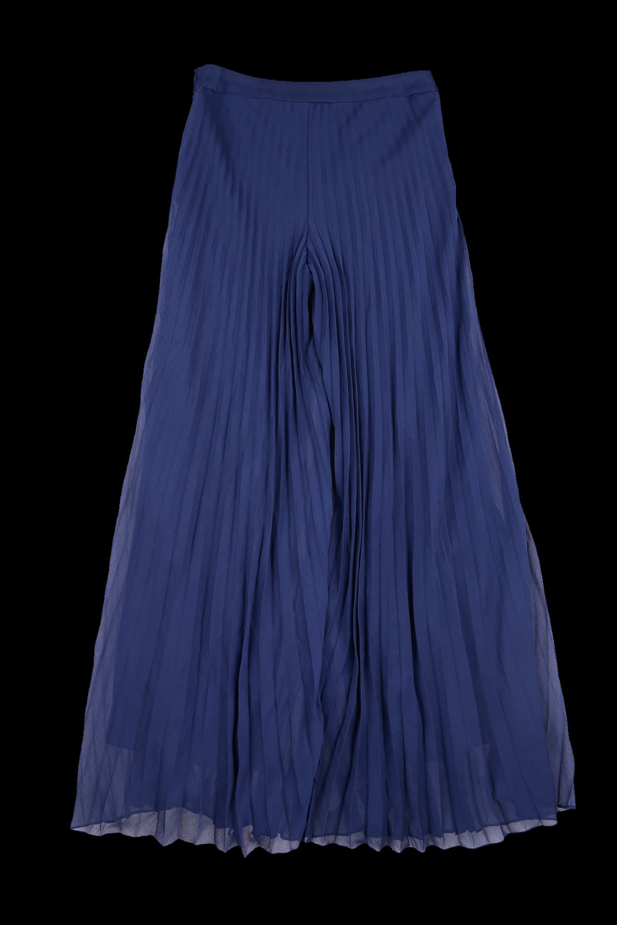 쉬폰 플리츠 와이드 팬츠