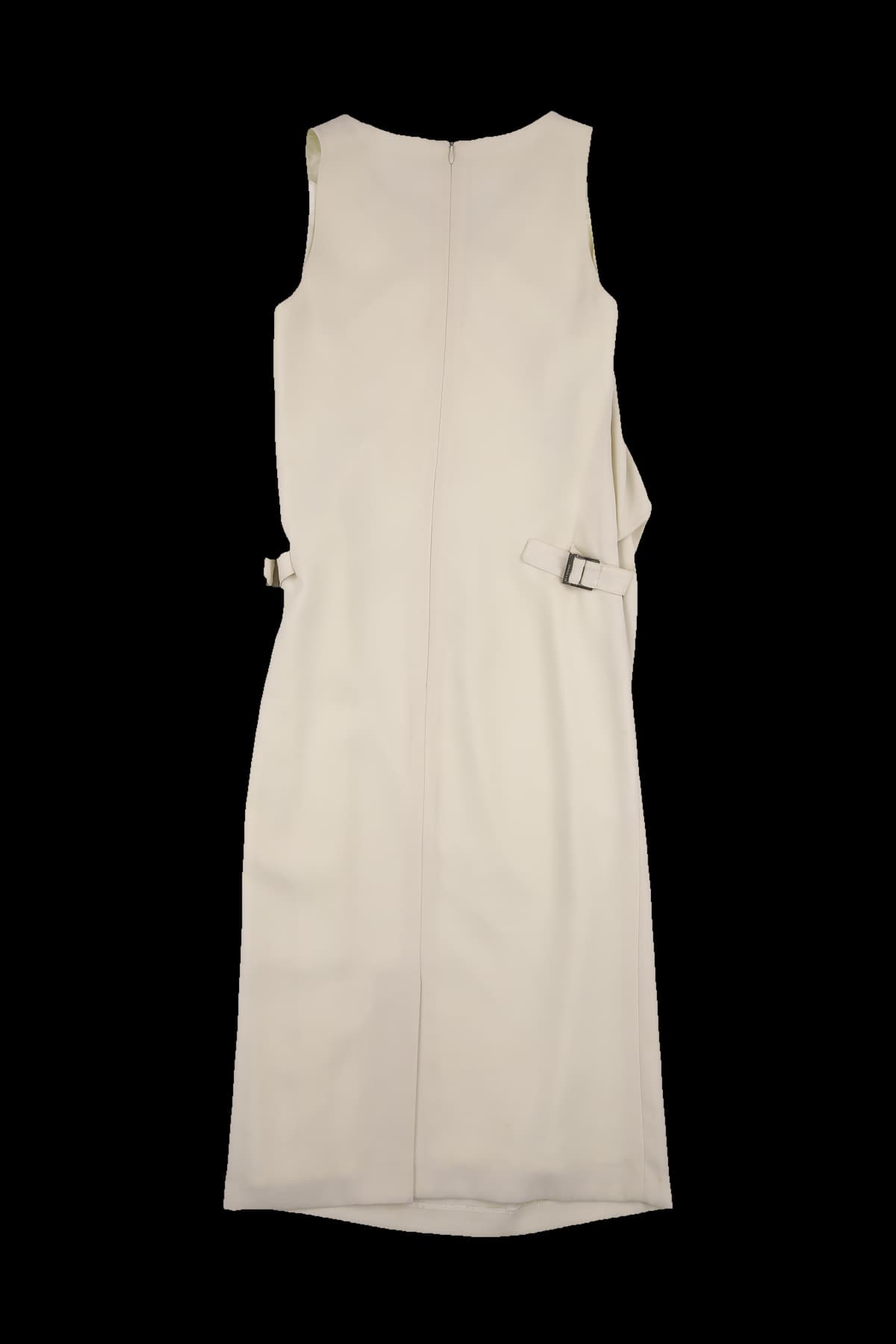 버클 포인트 슬리브리스 원피스