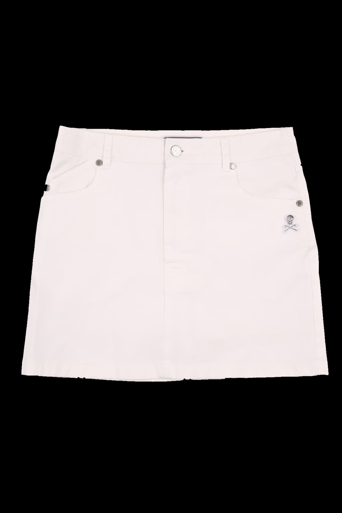 포켓 버튼 스커트