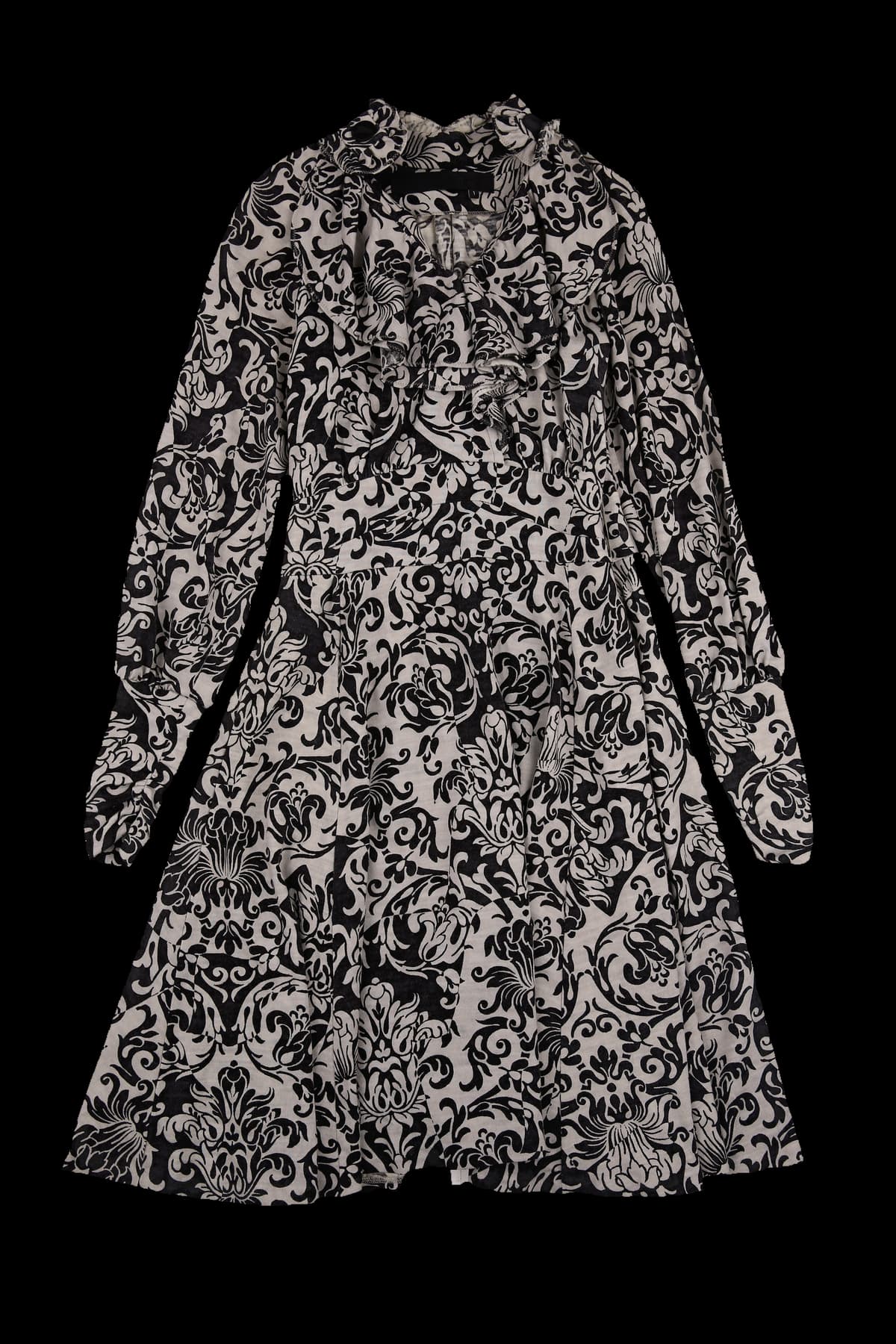 프릴 프린팅 원피스