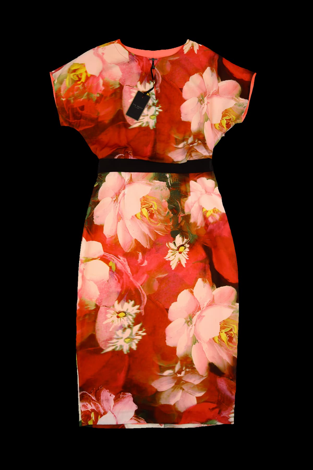 [새상품] 플라워 패턴 롱 원피스