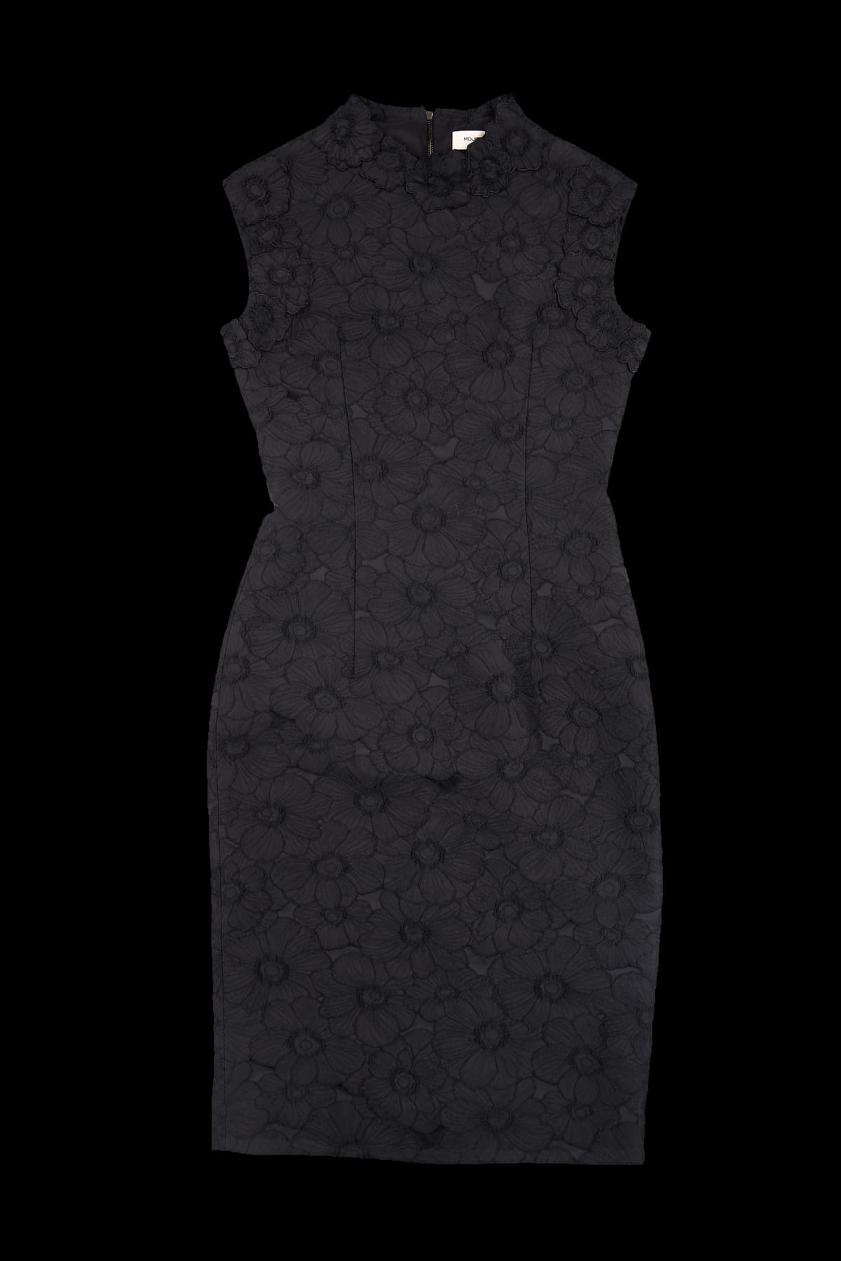 플로럴 미디 원피스