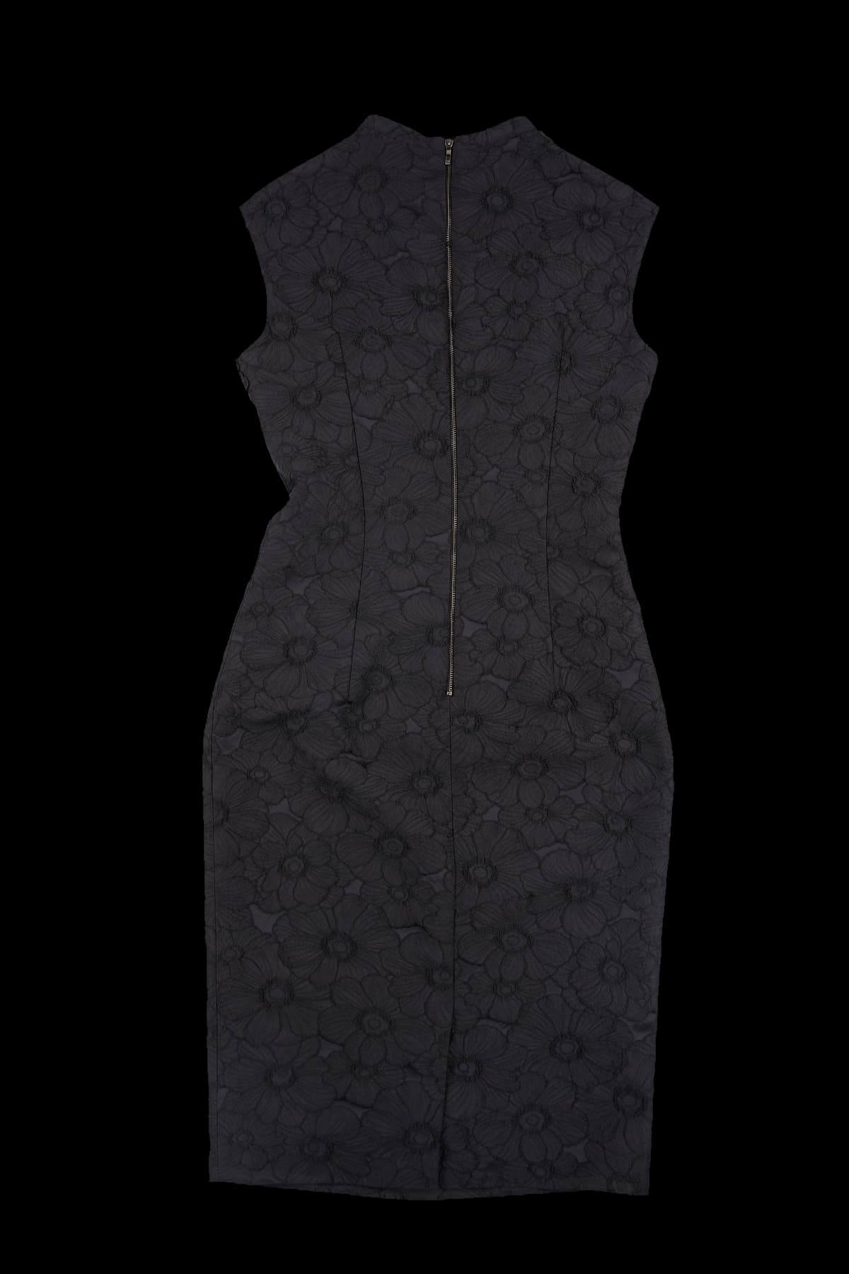 플로럴 미디 원피스