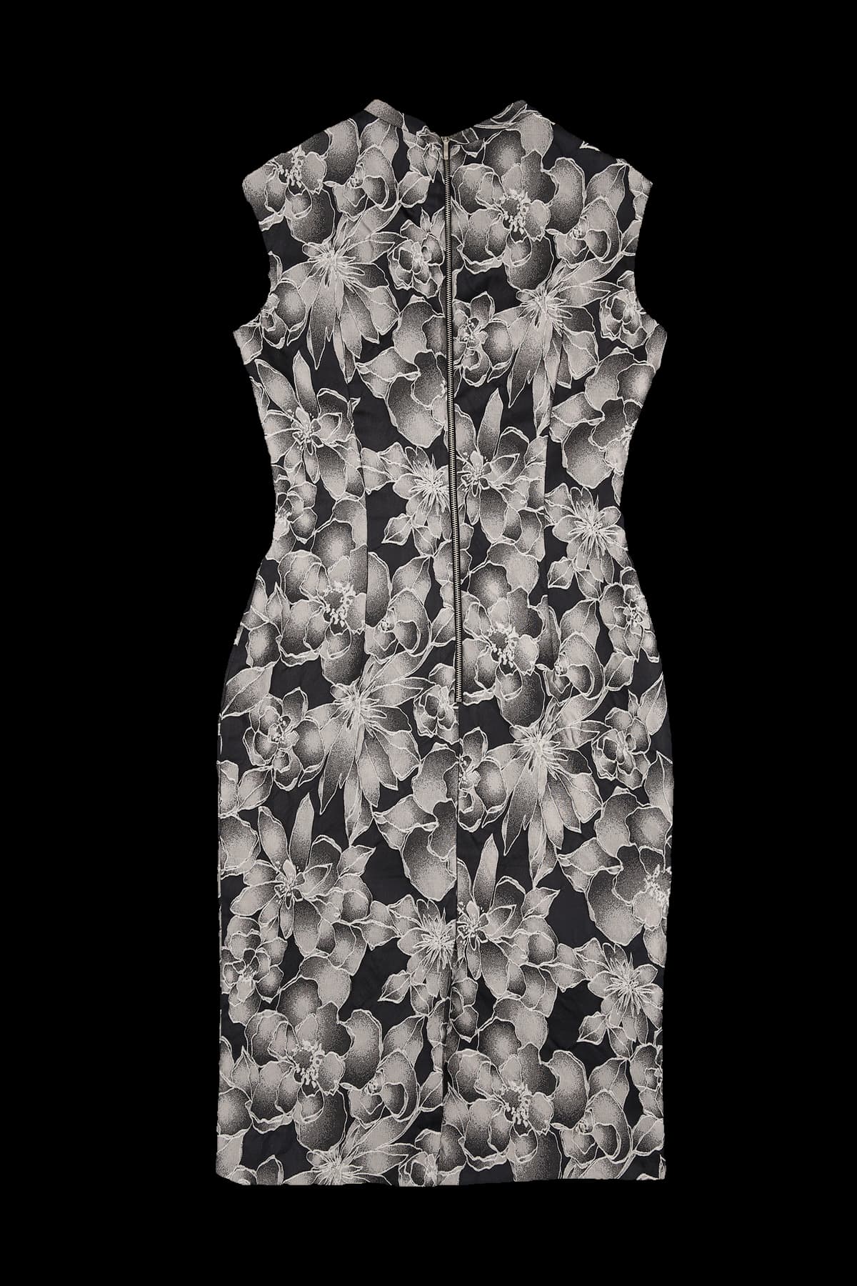 플로럴 슬리브리스 원피스