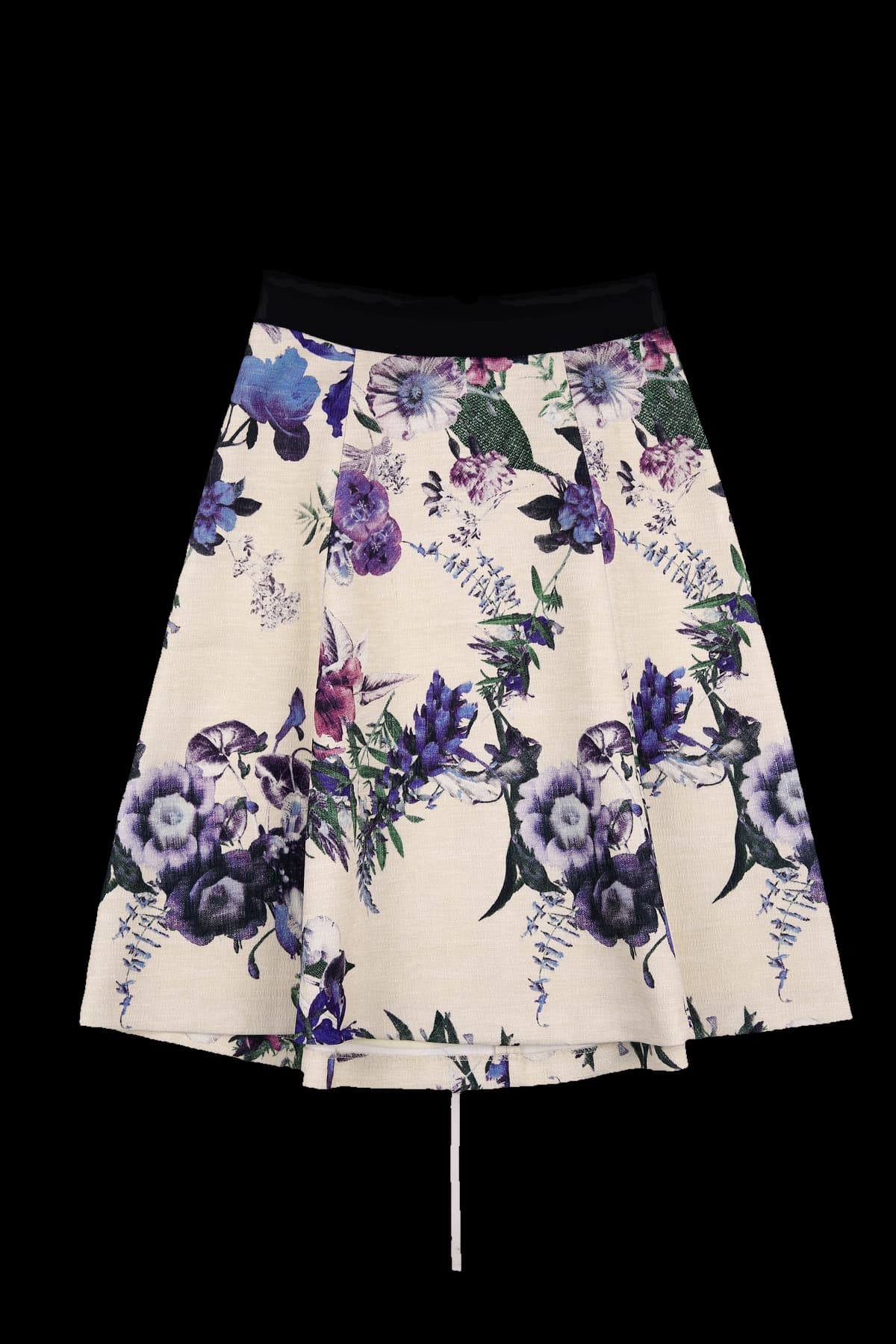 플로럴 플레어 스커트