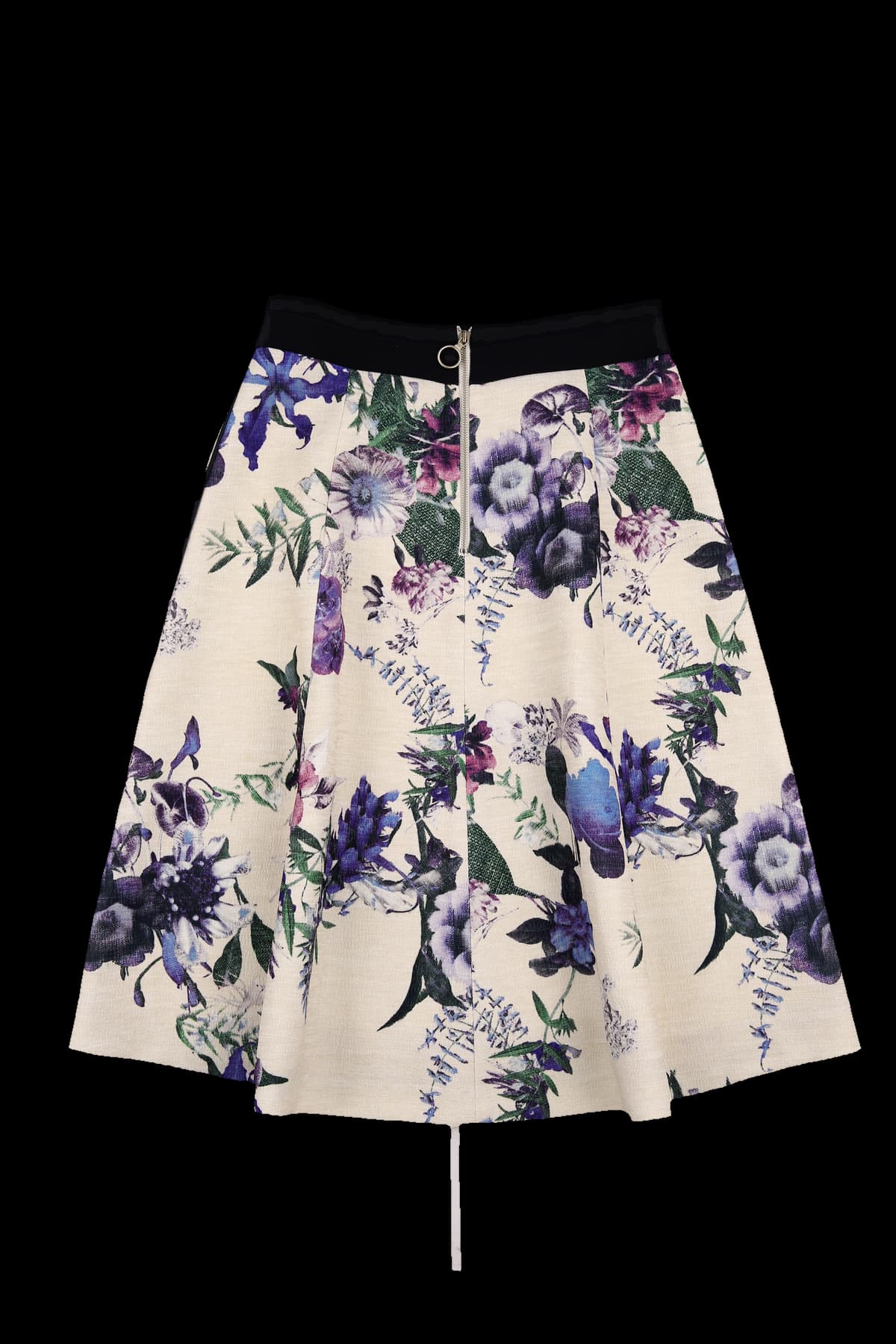 플로럴 플레어 스커트