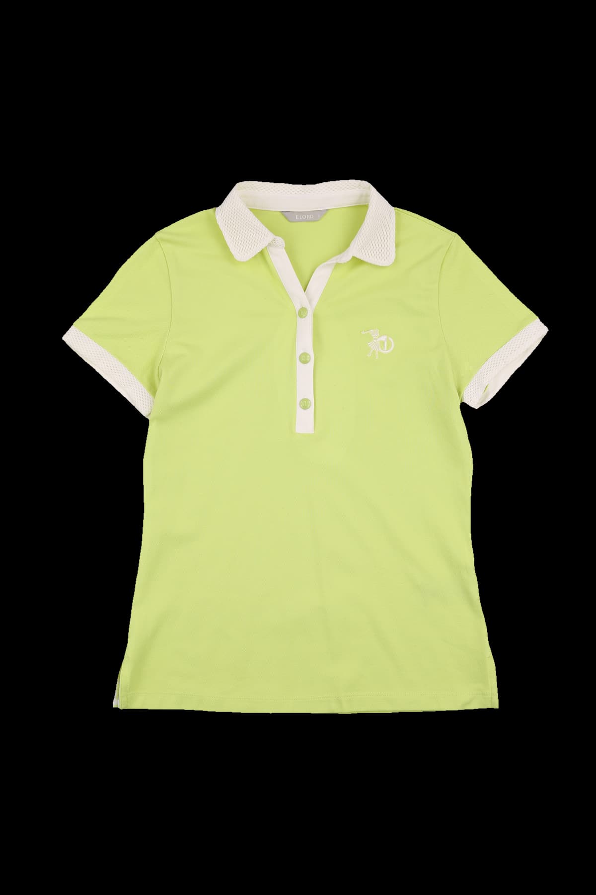 배색 카라 반팔 티셔츠