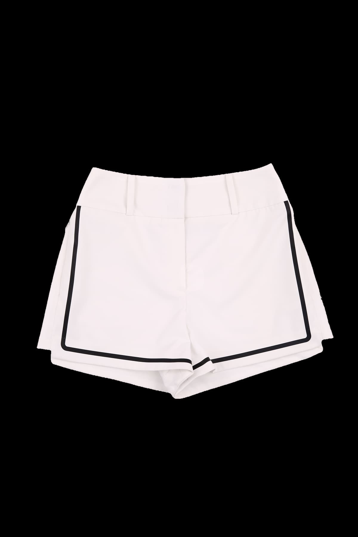 배색 쇼트 팬츠