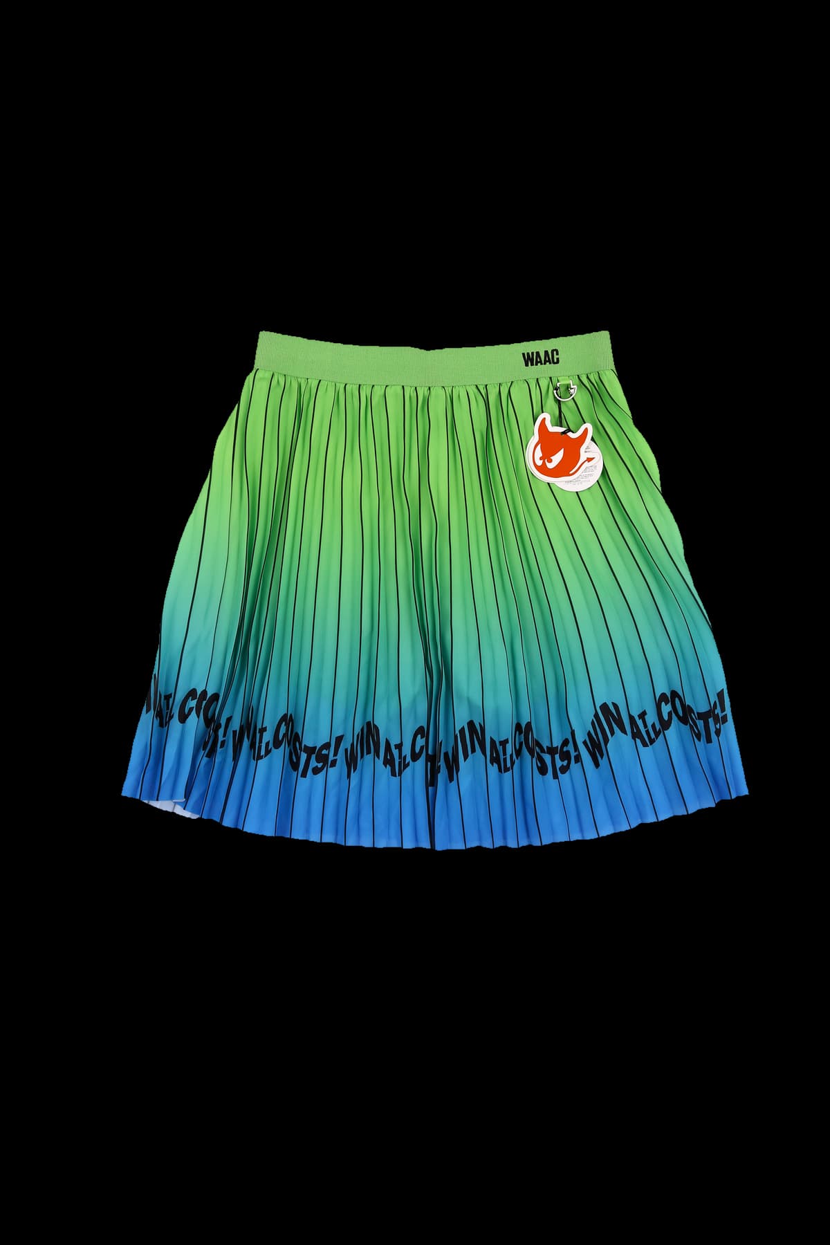 [새상품] 그라데이션 배색 플리츠 스커트