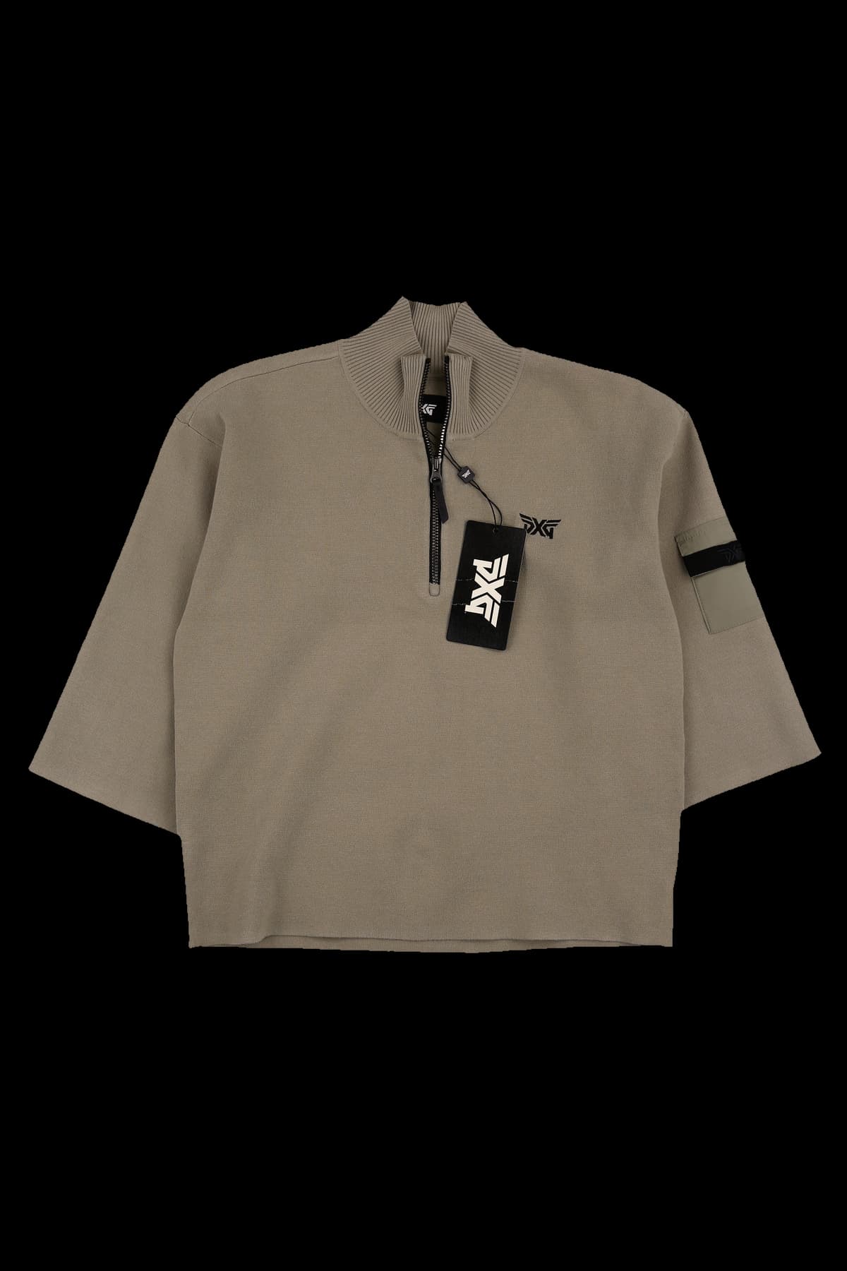 [새상품] 하프집업 7부 니트