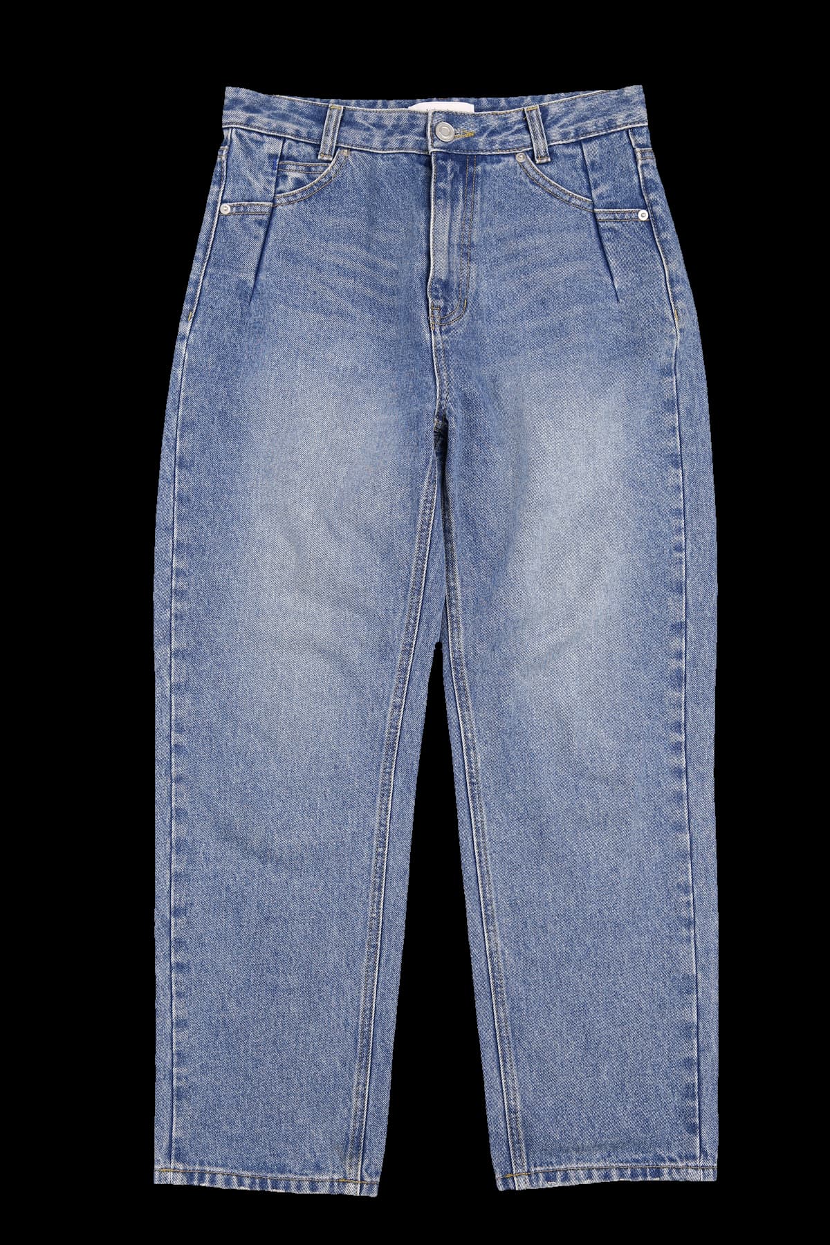 워싱 데님 롱팬츠