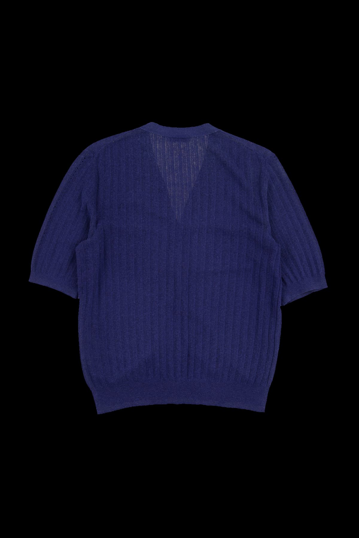 포켓 버튼 반팔 가디건