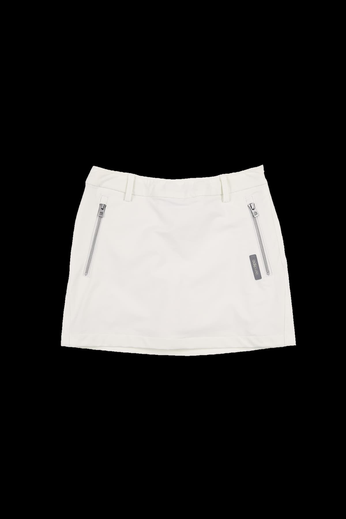 스트레치 지퍼 스커트 