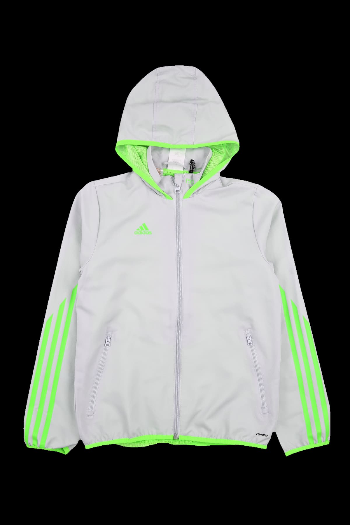 [키즈] 배색 라인 후드 집업 점퍼