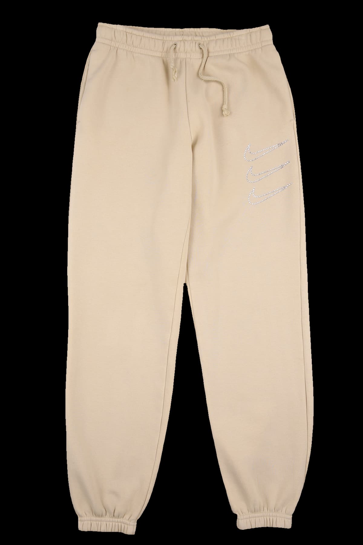 큐빅 자수 스웨트 팬츠