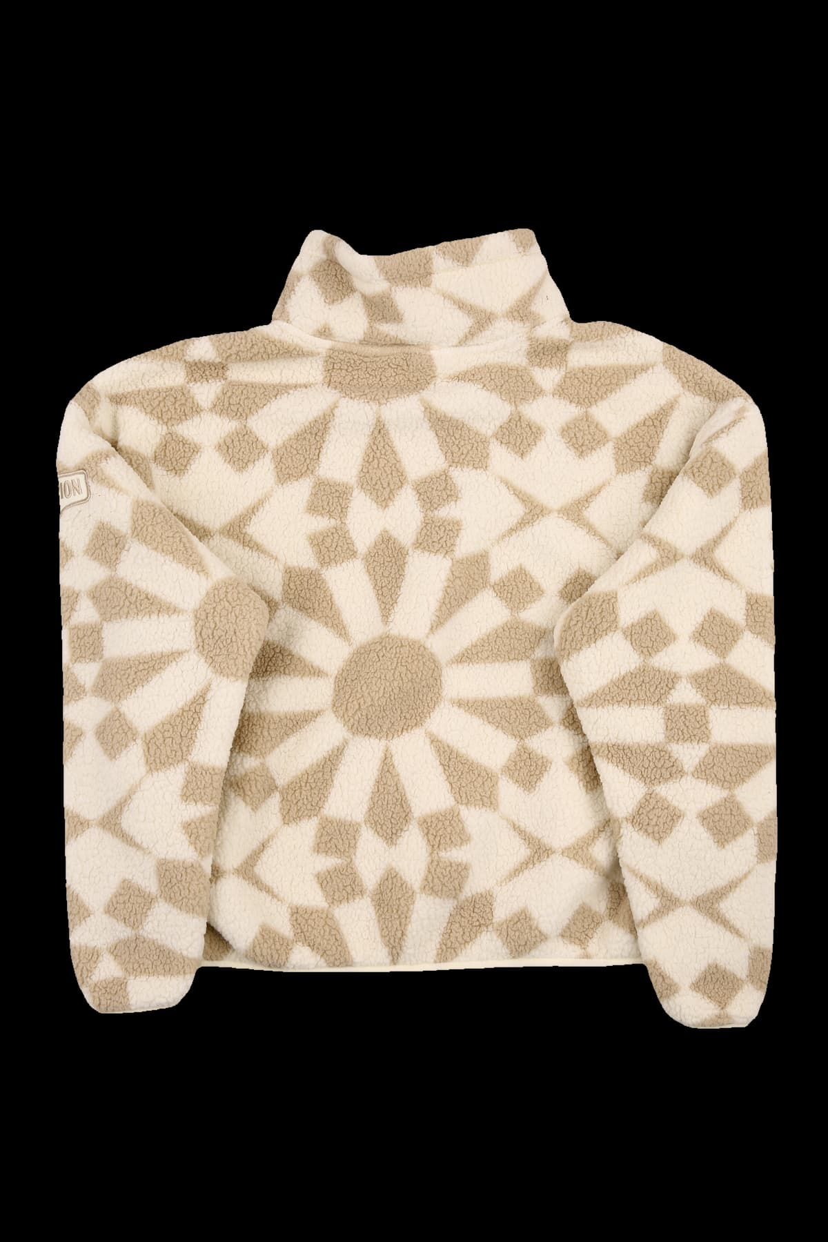 플리스 하프 집업 긴팔 