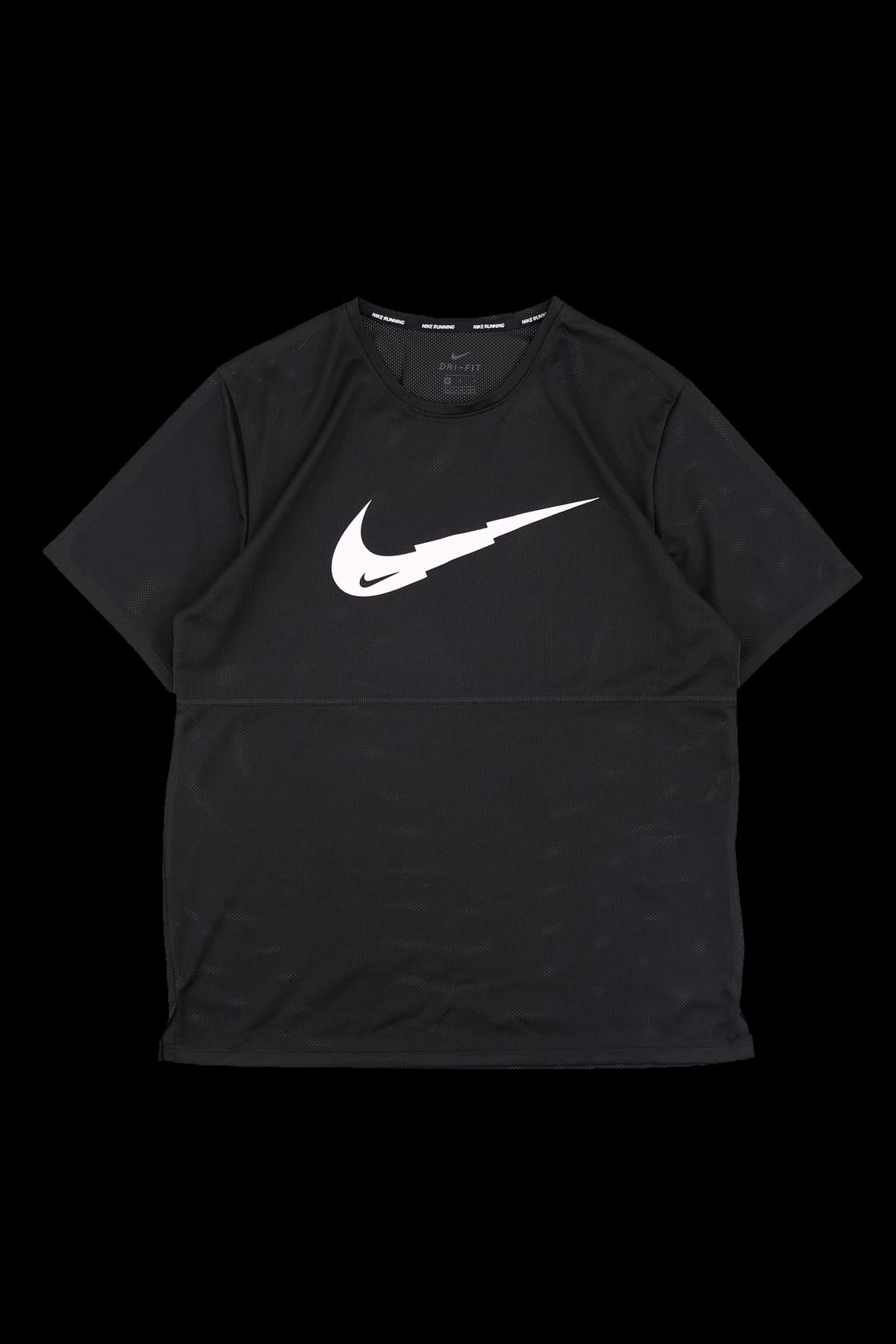 메쉬 로고 반팔 티셔츠