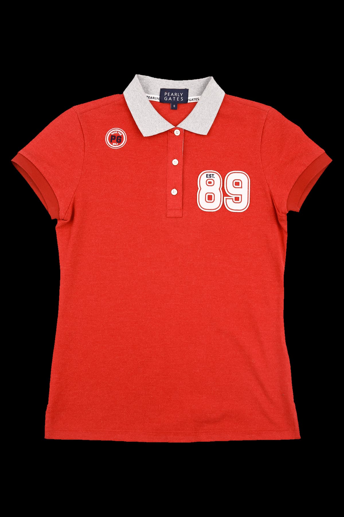 배색 카라 티셔츠