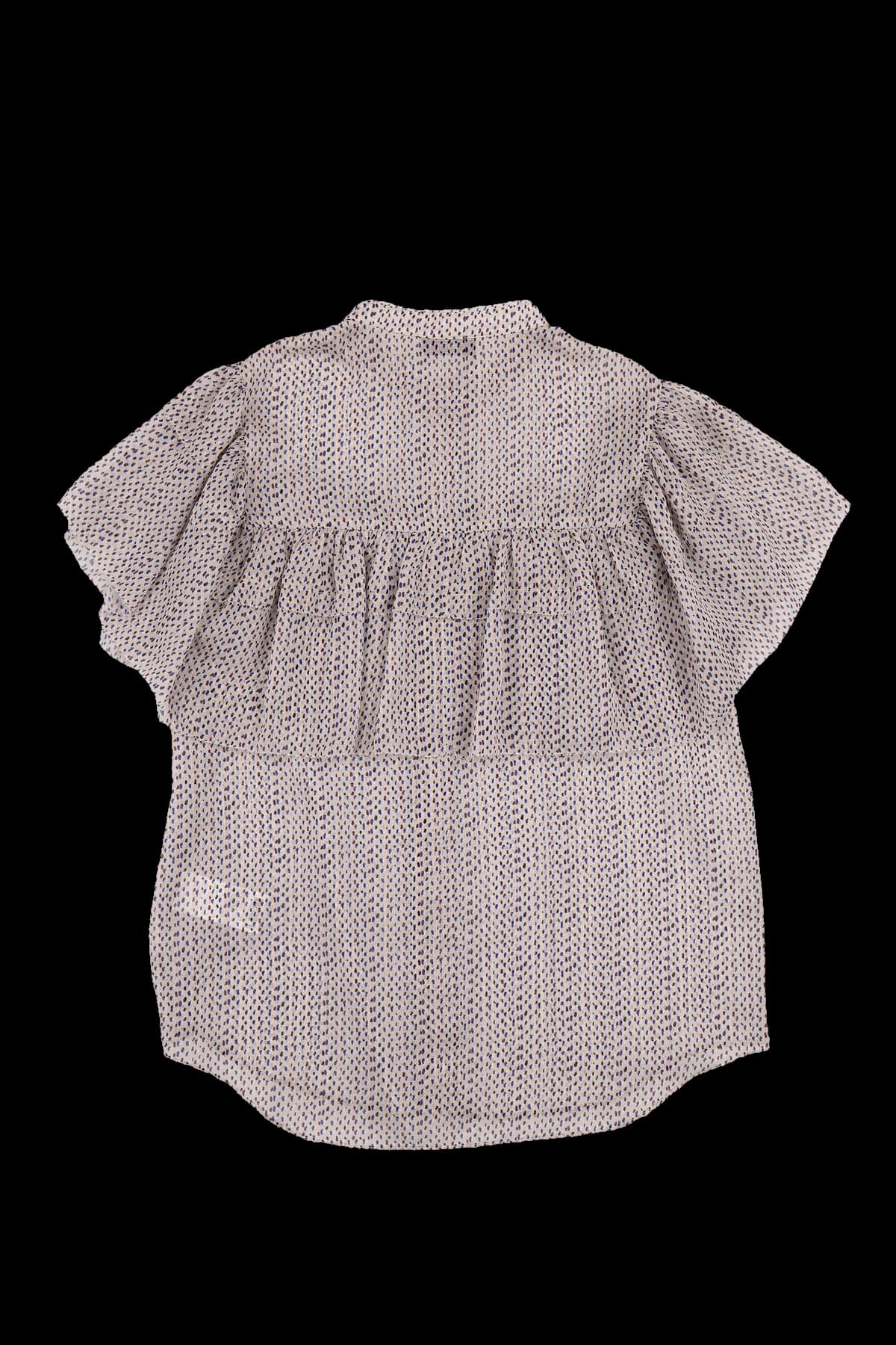 도트 패턴 블라우스