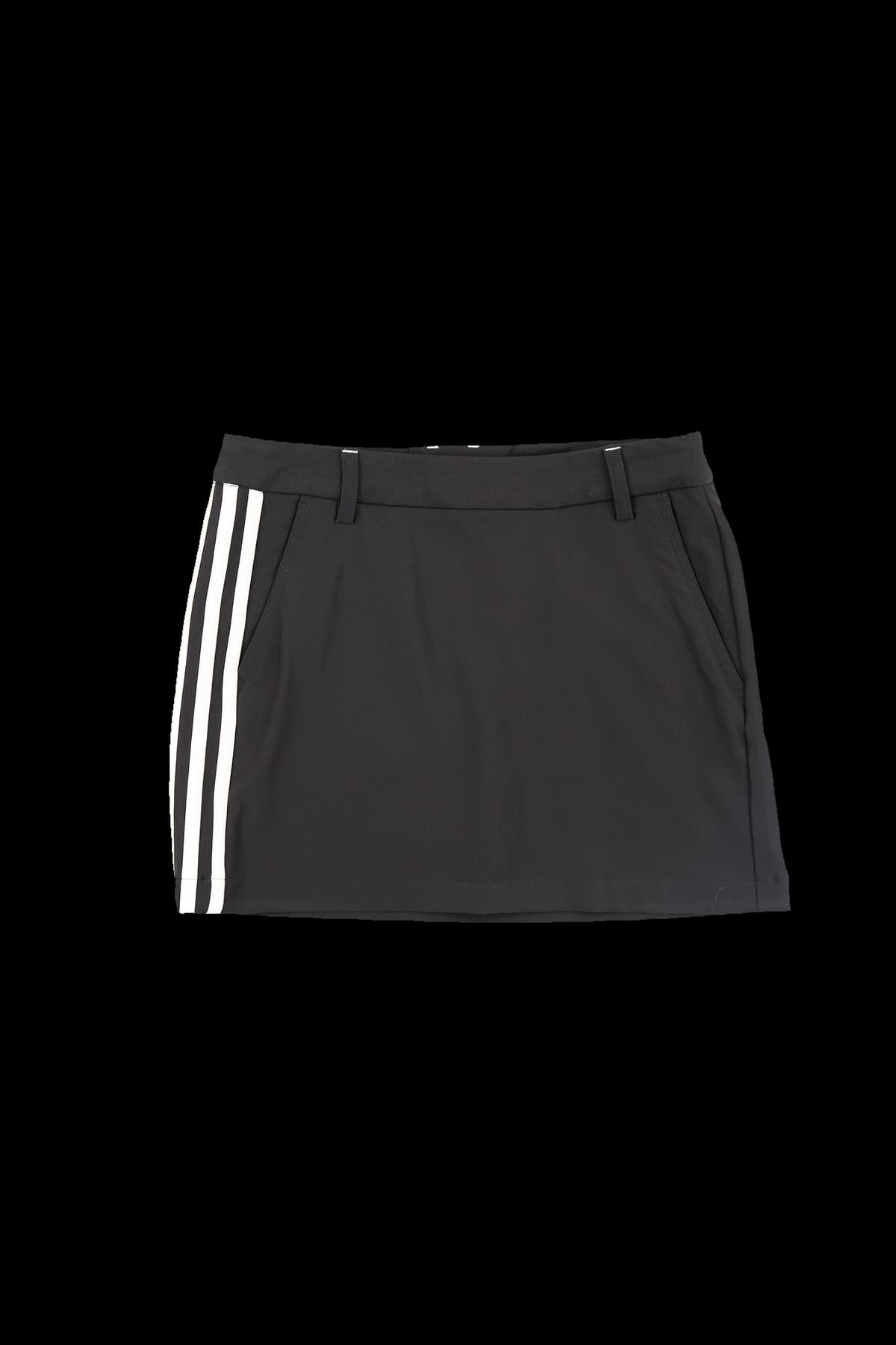 배색 라인 스트레치 스커트