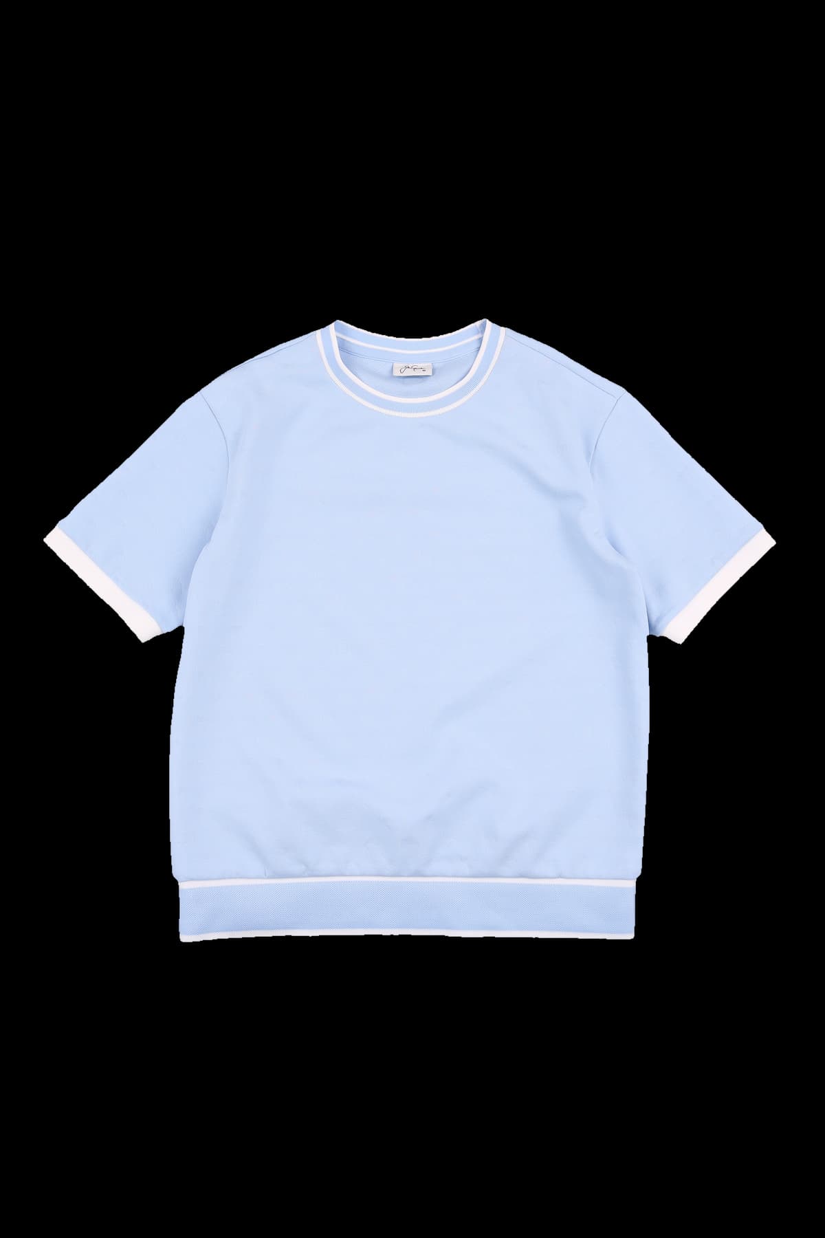 [2024] 배색 엠보 프린팅 티셔츠 