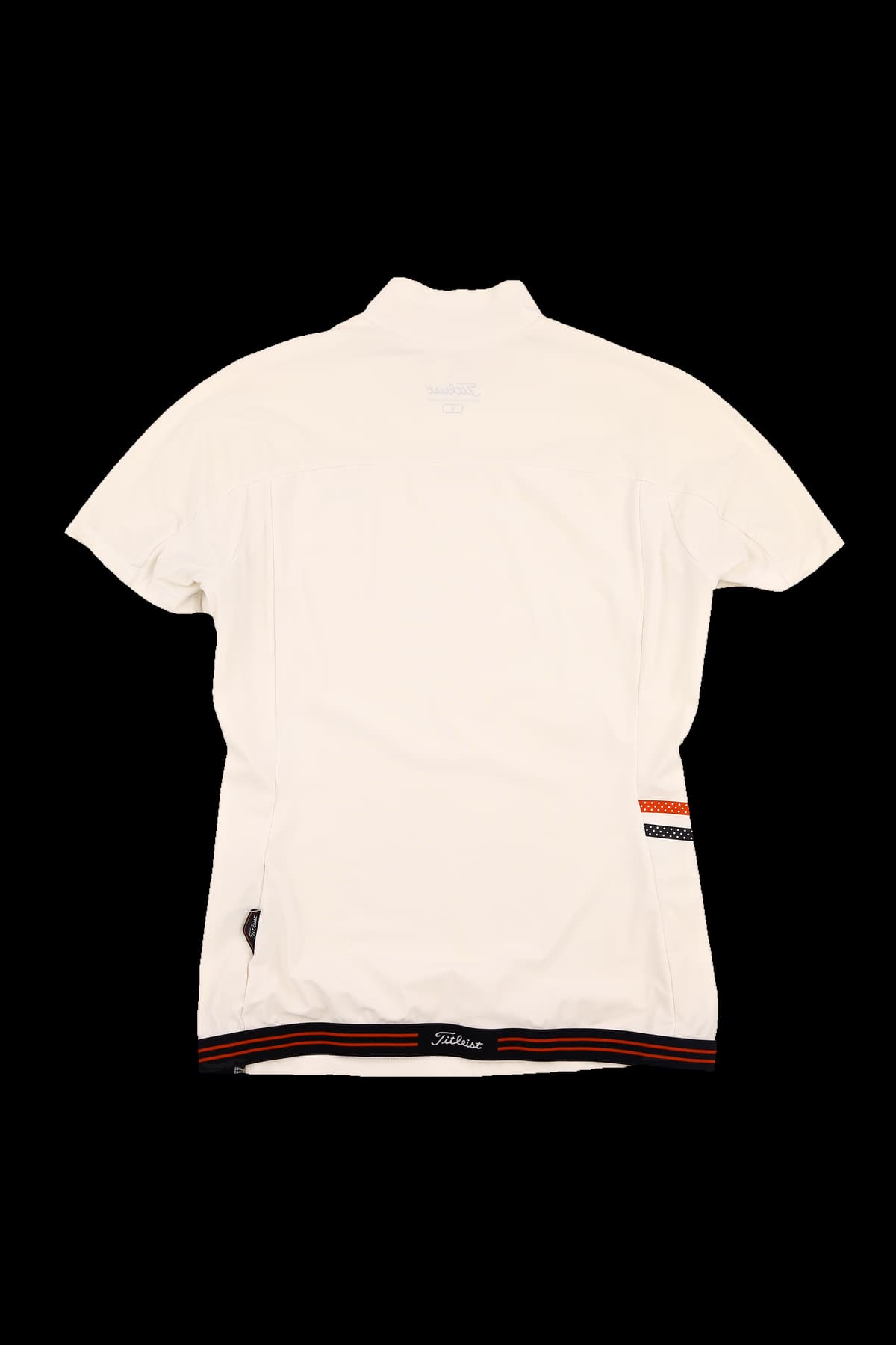 로고 하프넥 반팔 티셔츠