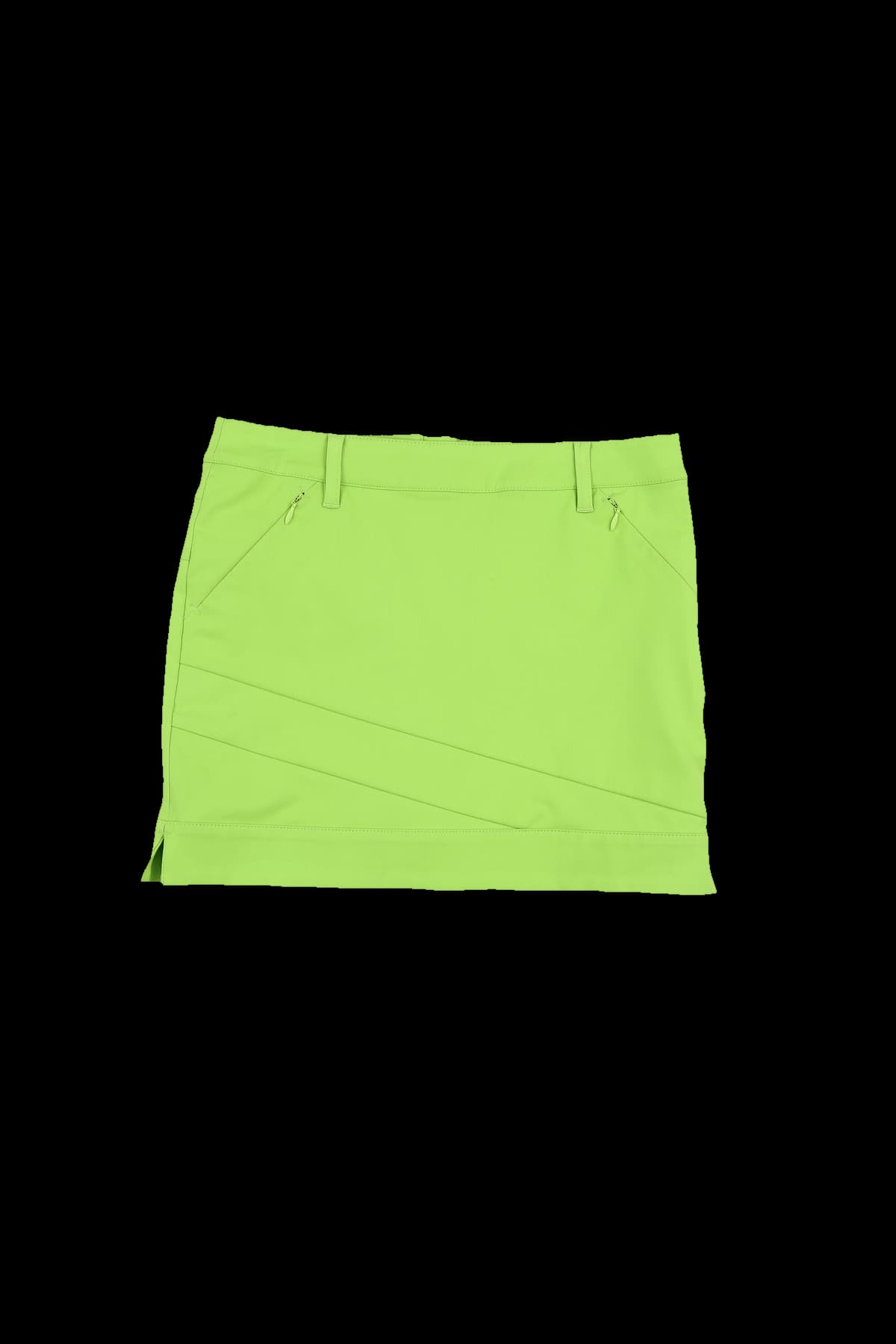 사선 절개 라인 스커트