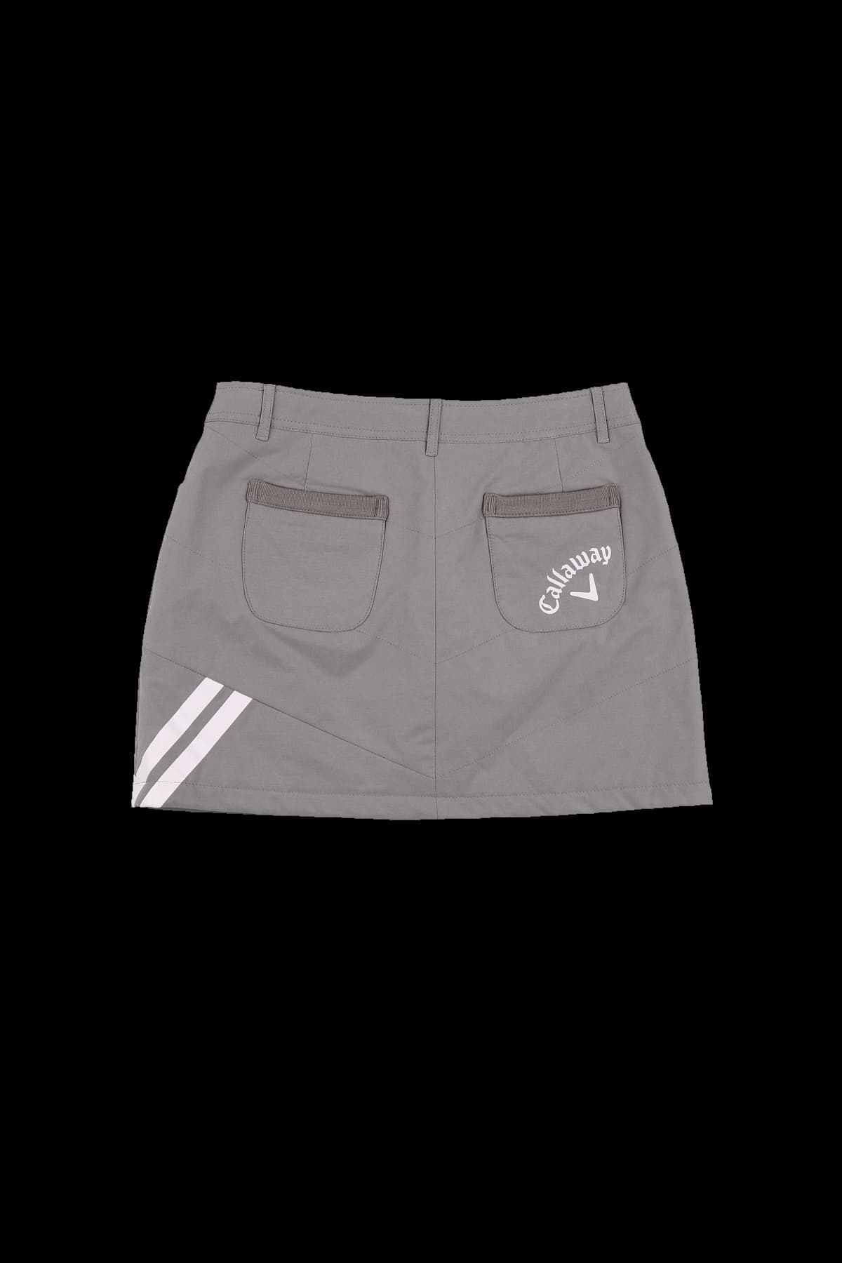 사선 퀼팅 스커트