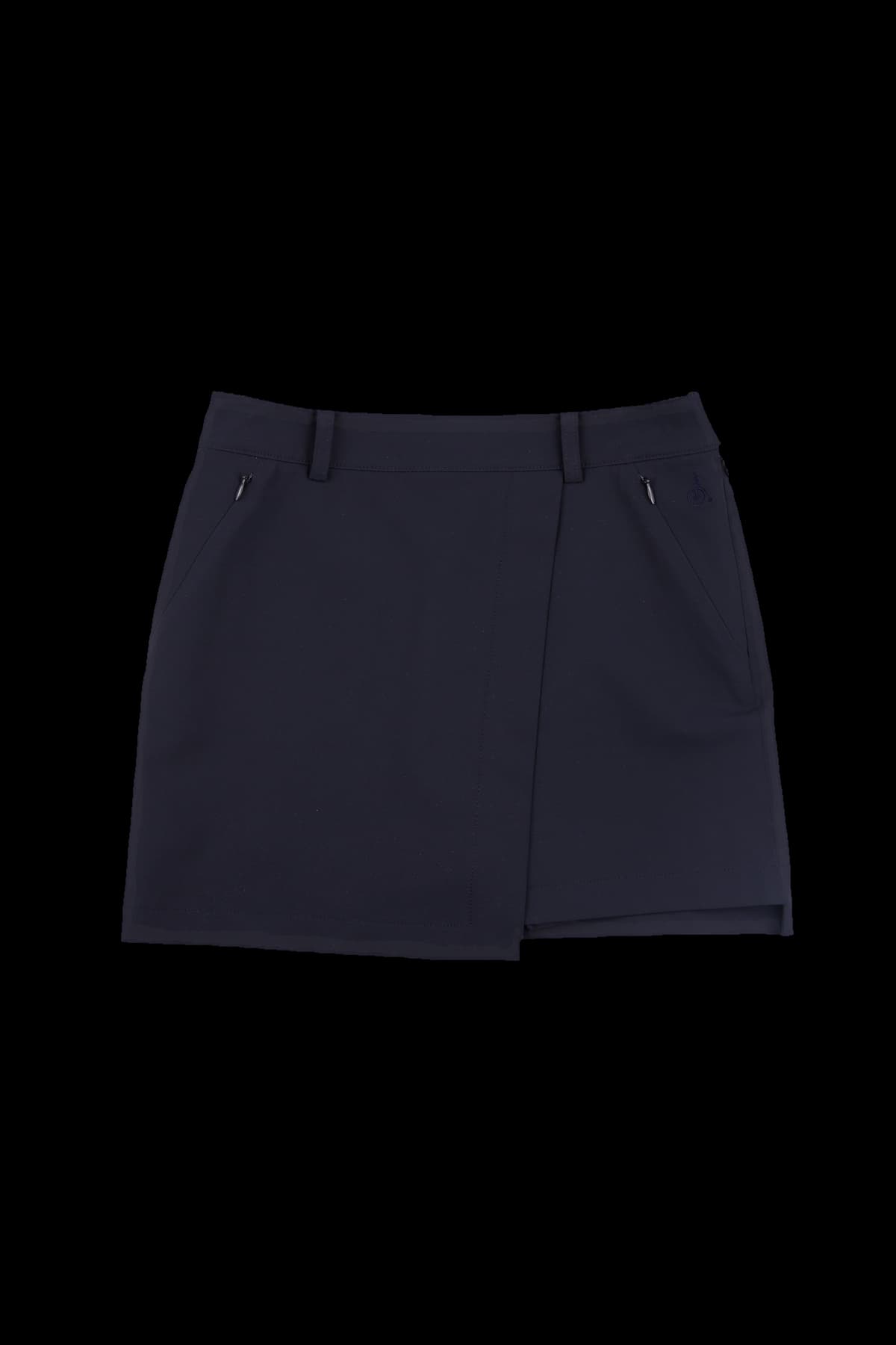 사선 절개 라인 스커트