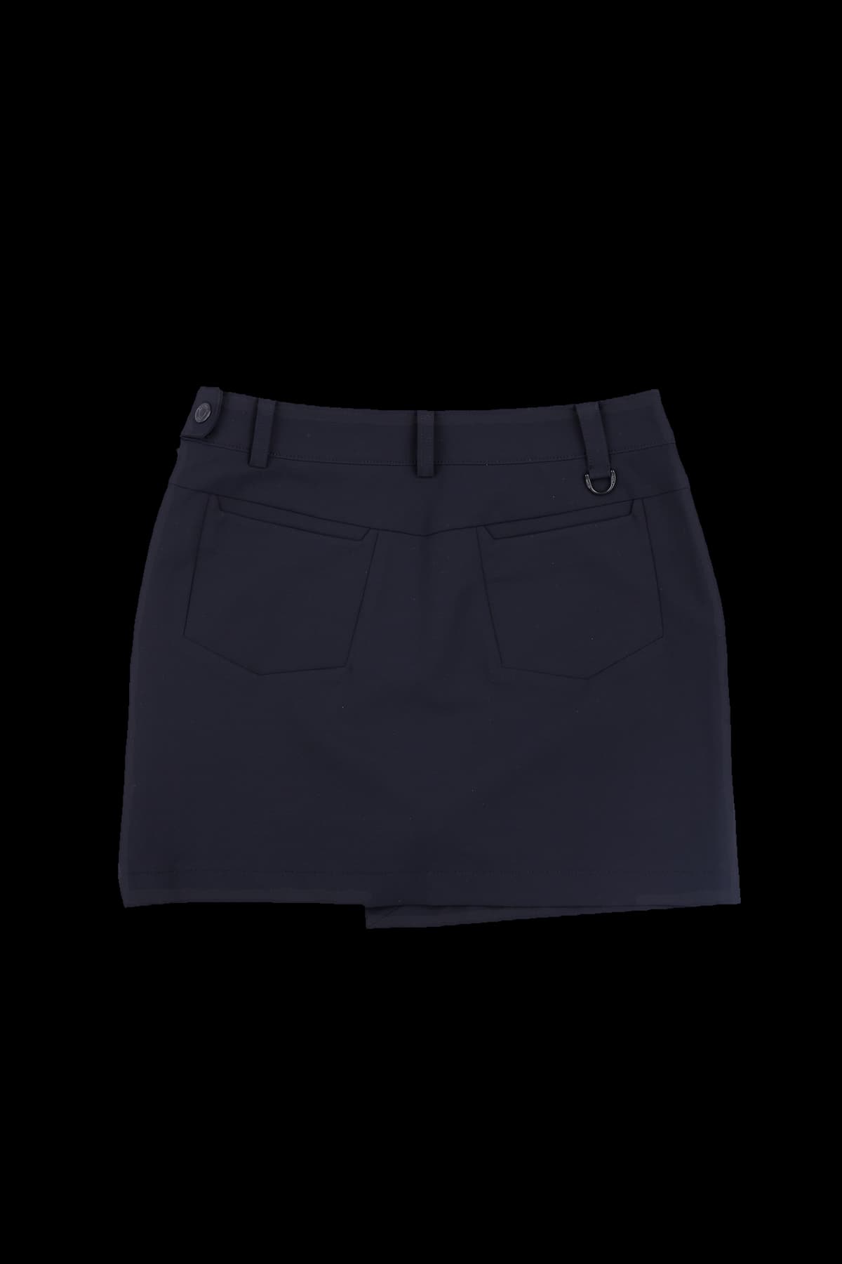 사선 절개 라인 스커트