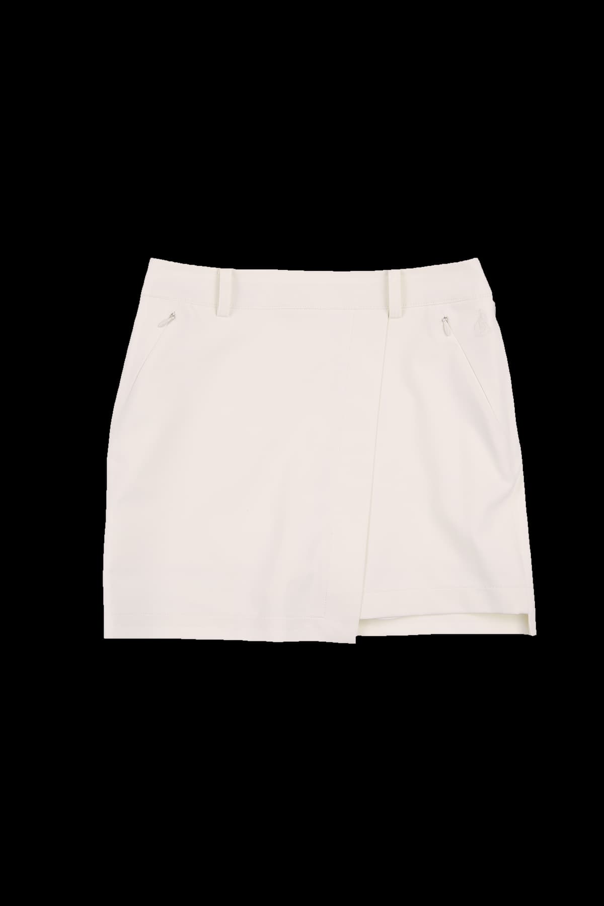 사선 절개 라인 스커트