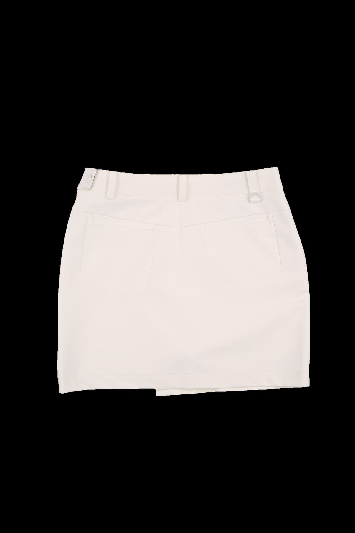 사선 절개 라인 스커트