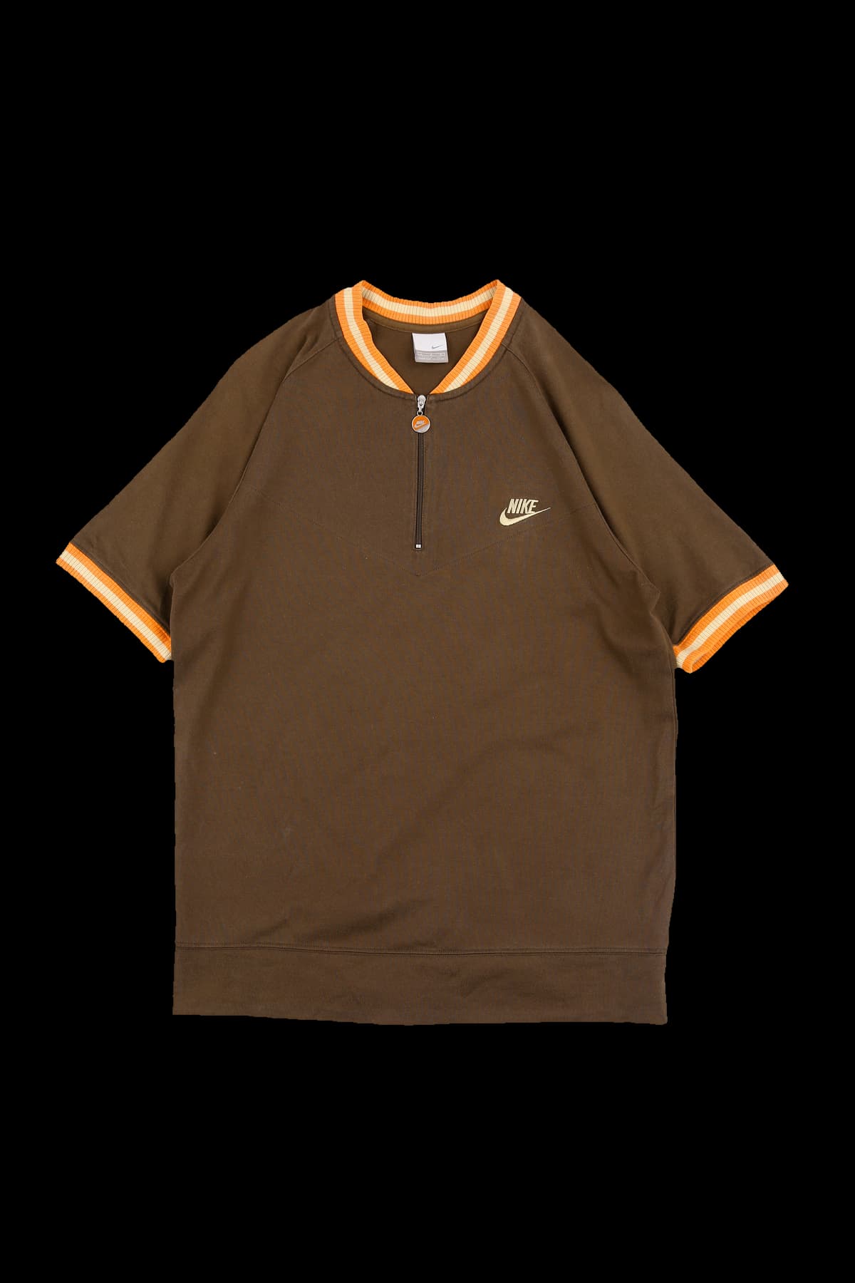 [남성] 하프 집업 반팔 티셔츠