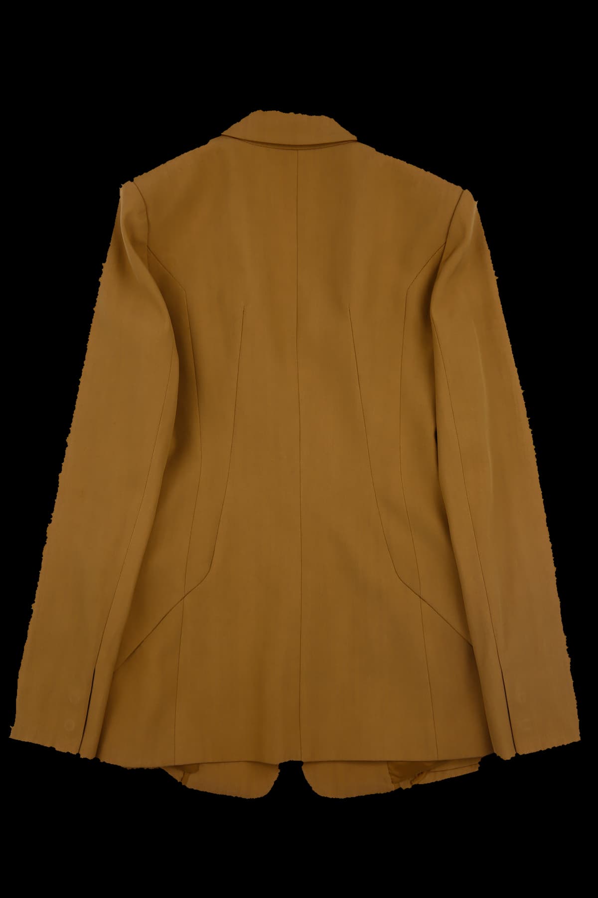 커프스 배색 페이크 포켓 재킷 