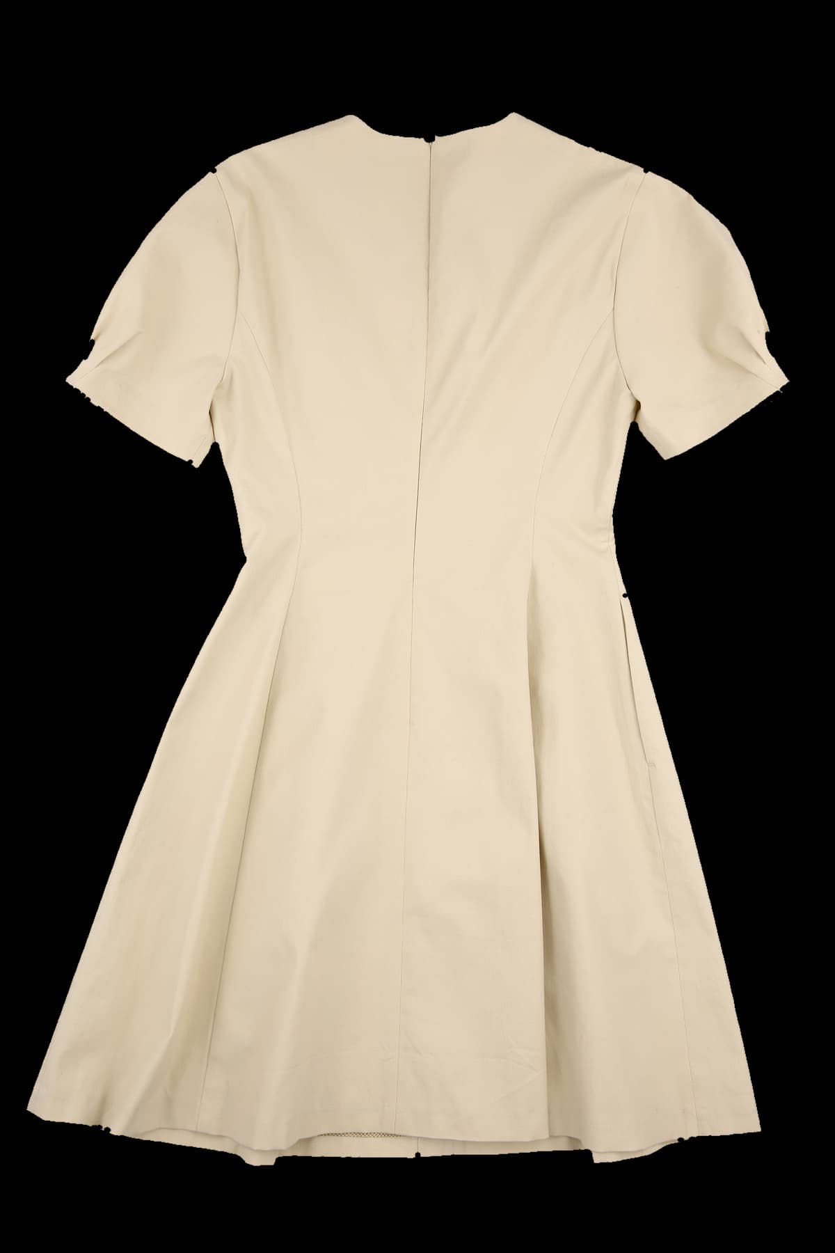 핀턱 포인트 미디 원피스 