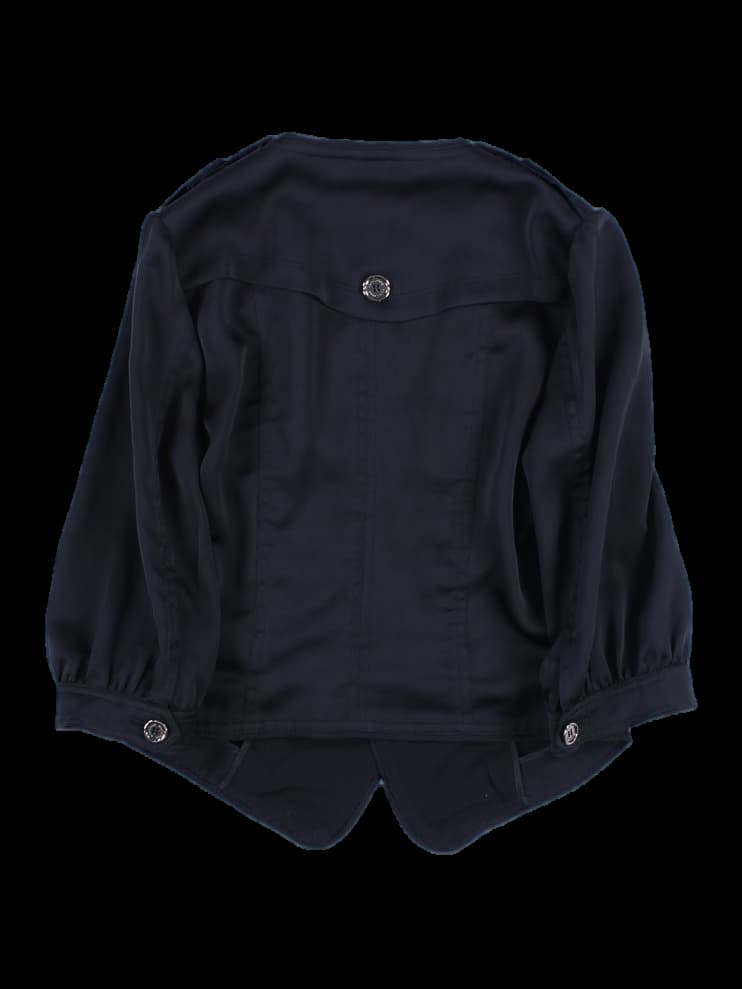 노카라 버튼 자켓