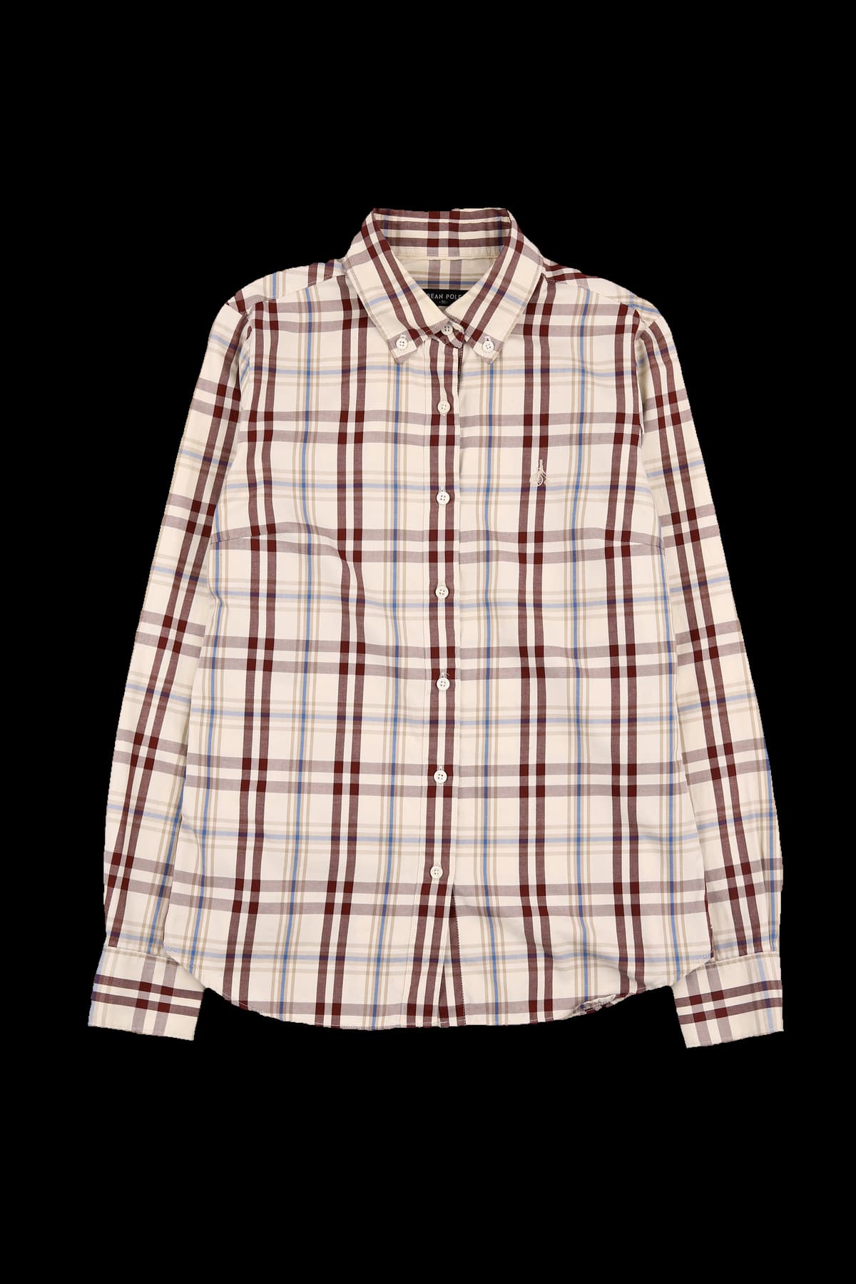 체크 베이직 셔츠 