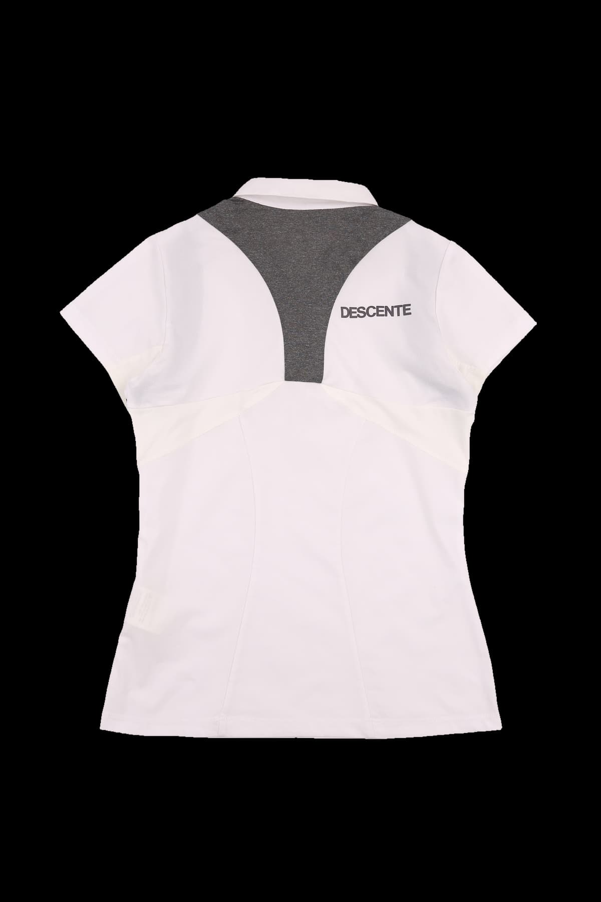 배색 카라 반팔 티